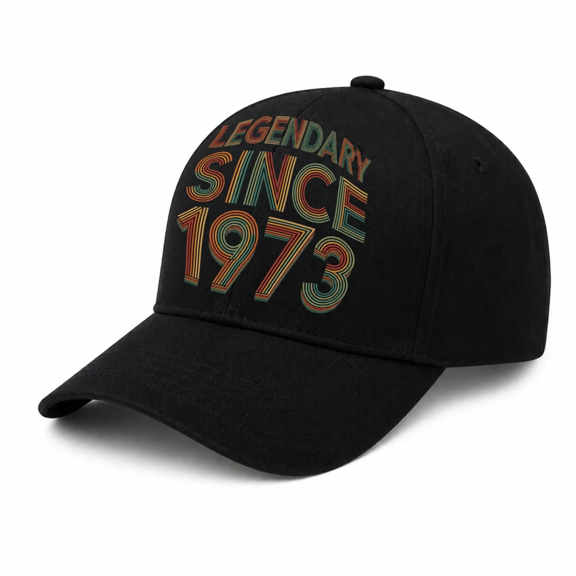 Baseball Cap Legendary Since 1973 Vintage Retro Style Adult Sun Hat