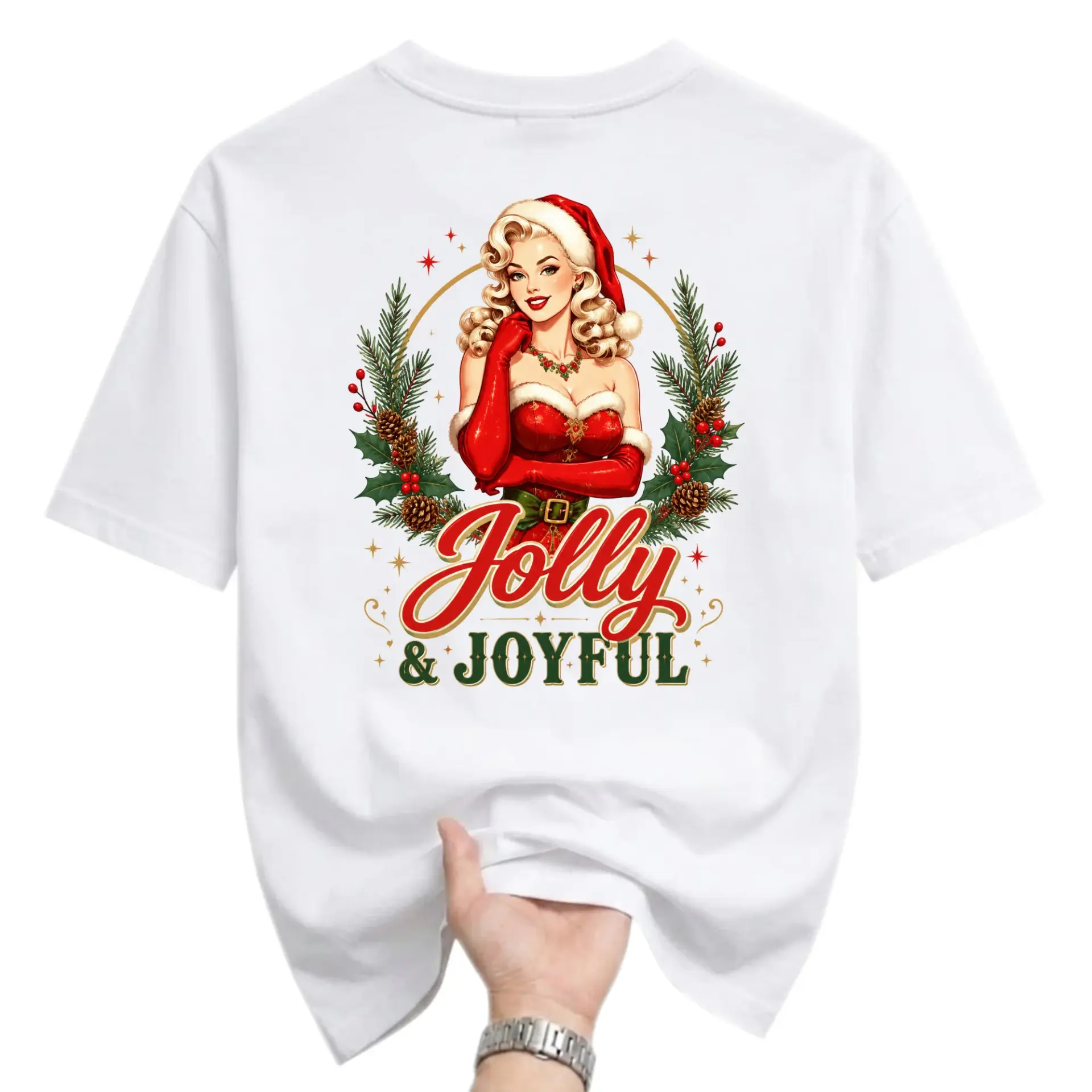 Risk: Intellectual Property Risk Due to Recognizable Likeness of a Famous Celebrity (marilyn Monroe) in a Christmas Theme