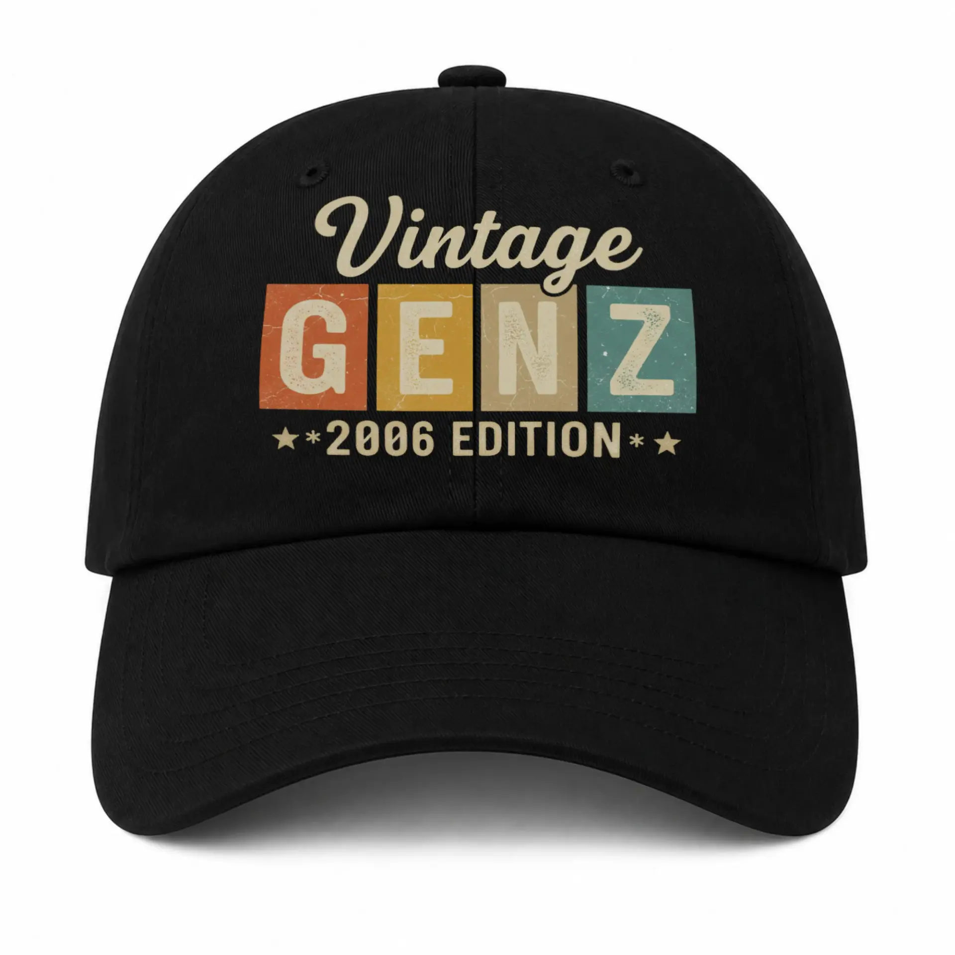 Baseball Cap Vintage 2006 Edition Embroidered Hat for Casual Daily Wear