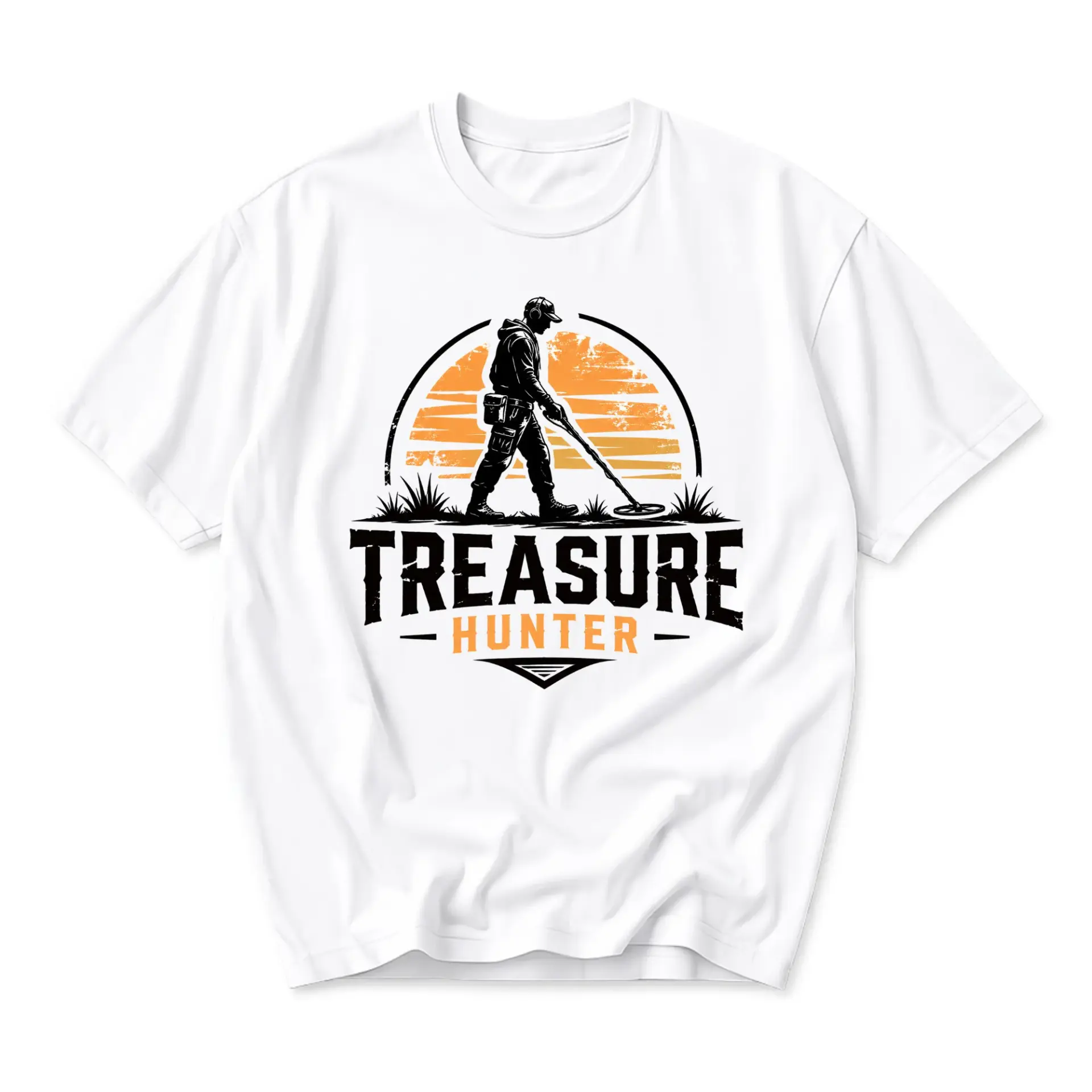 Graphic Tee Treasure Shirt Detecting Enthusiast Apparel Casual Unisex Crew