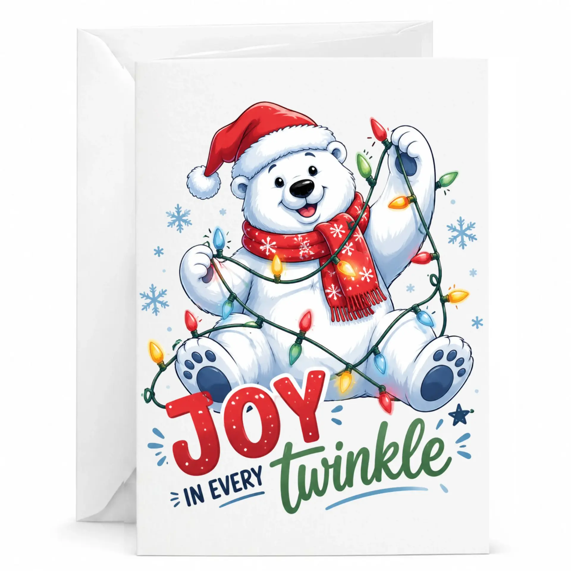 Holiday Greeting Card Every Twinkle Festive Design