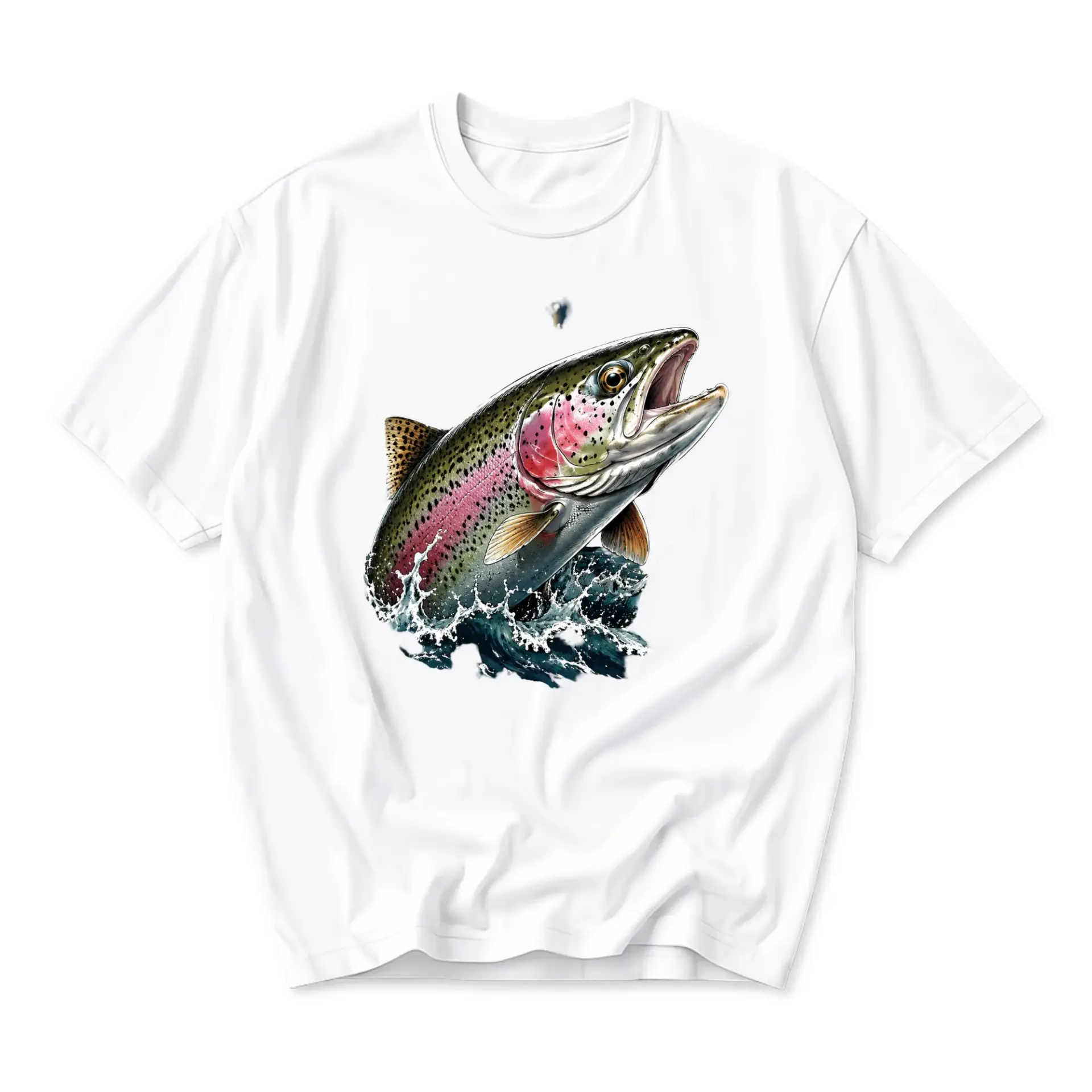 T-shirt Rainbow Trout Graphic Tee Unisex Casual Apparel Outdoors Inspired Wildlife Fishing Lover Lovers Shirt