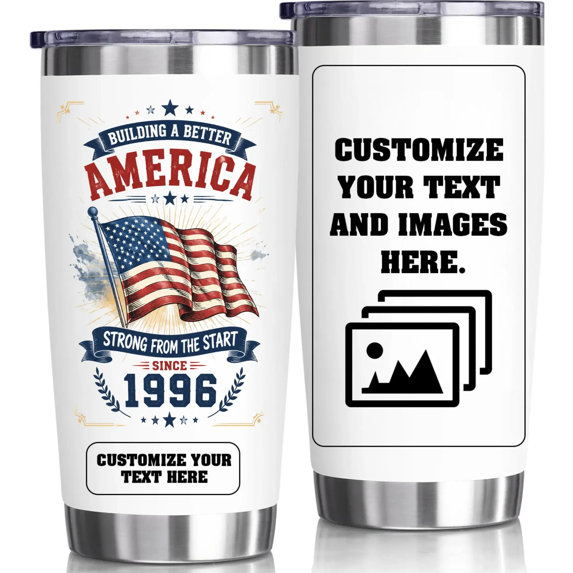 Risk: the Product Image Depicts a National Flag as a Primary Design Element and Contains Placeholder Text Templates for Customization.