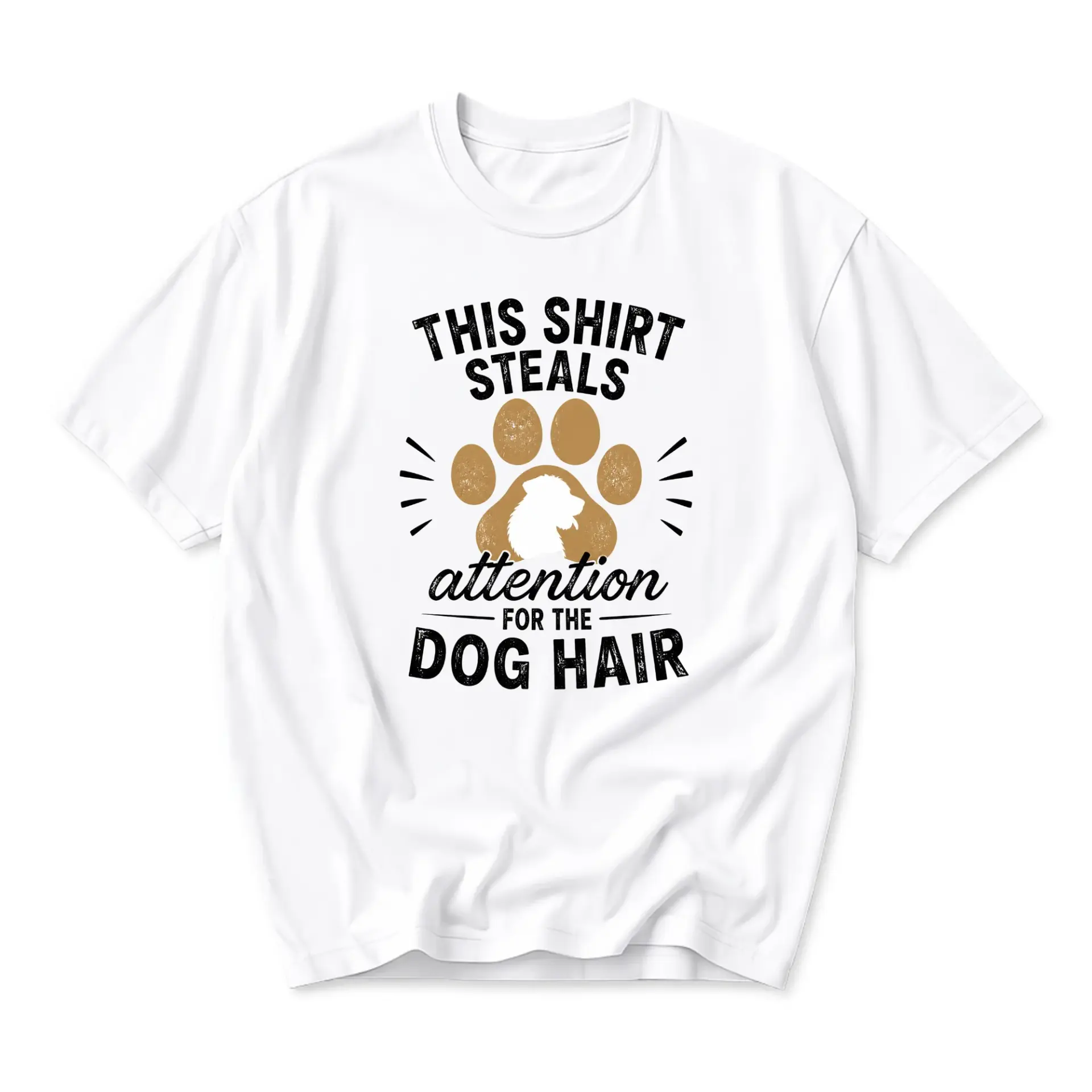 Funny Shirt for Dog Lovers Unisex Graphic Printed T-Shirt Featuring Playful