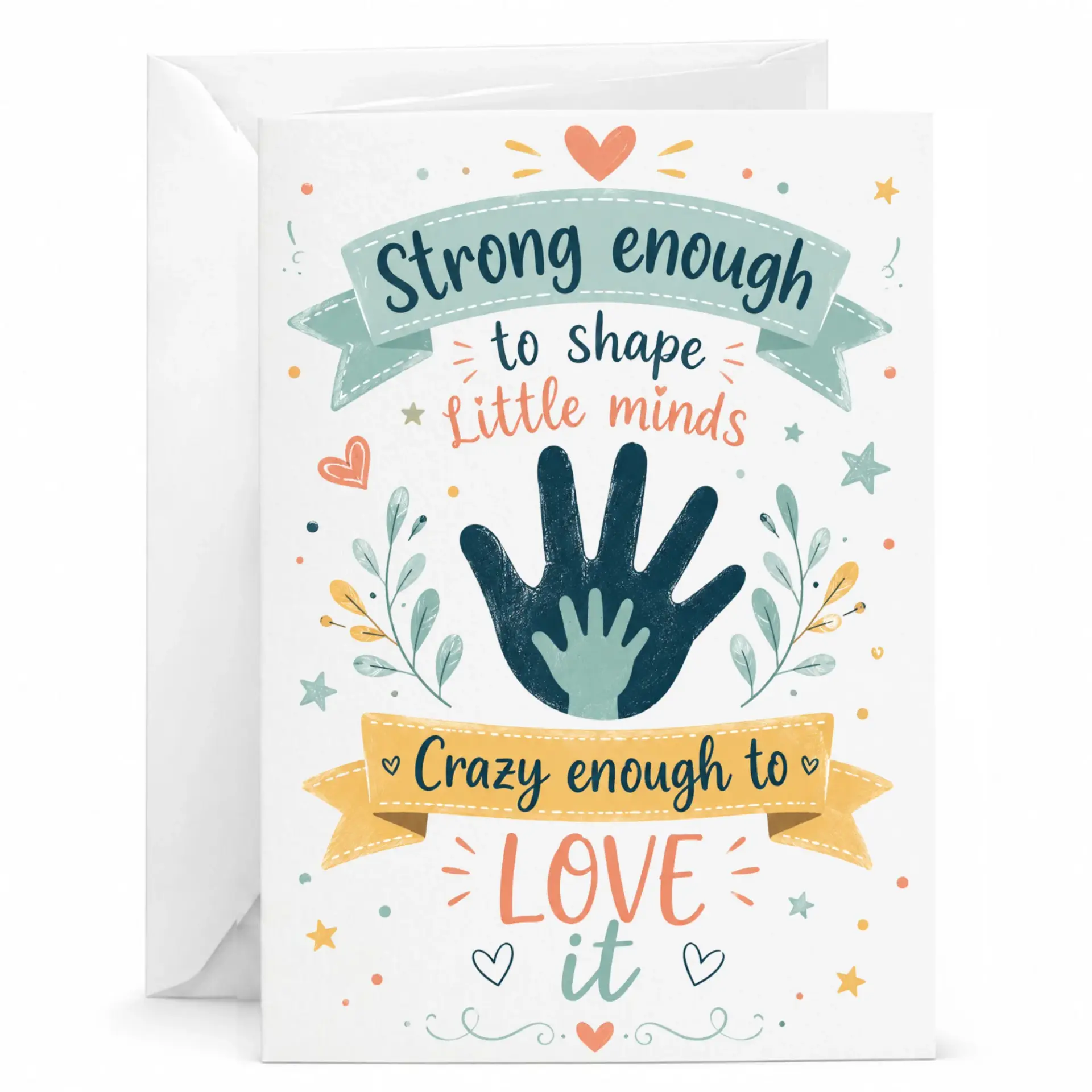 Inspirational Greeting Card Featuring Illustration and Heartfelt for Appreciation Encouragement