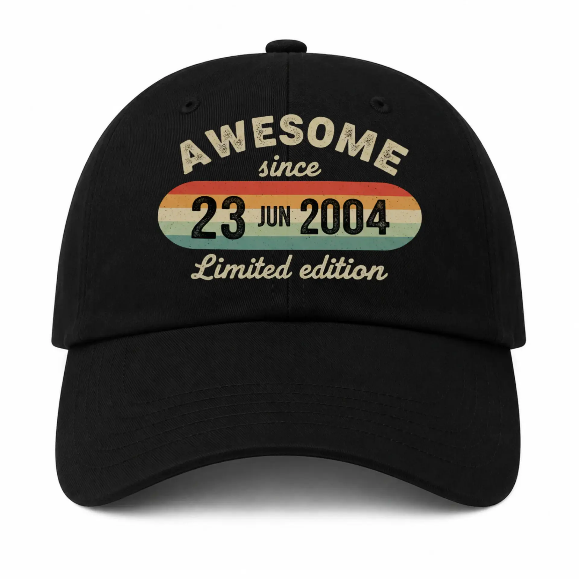 Baseball Cap Awesome Since June 2004 Vintage Retro Birthday Gift Hat