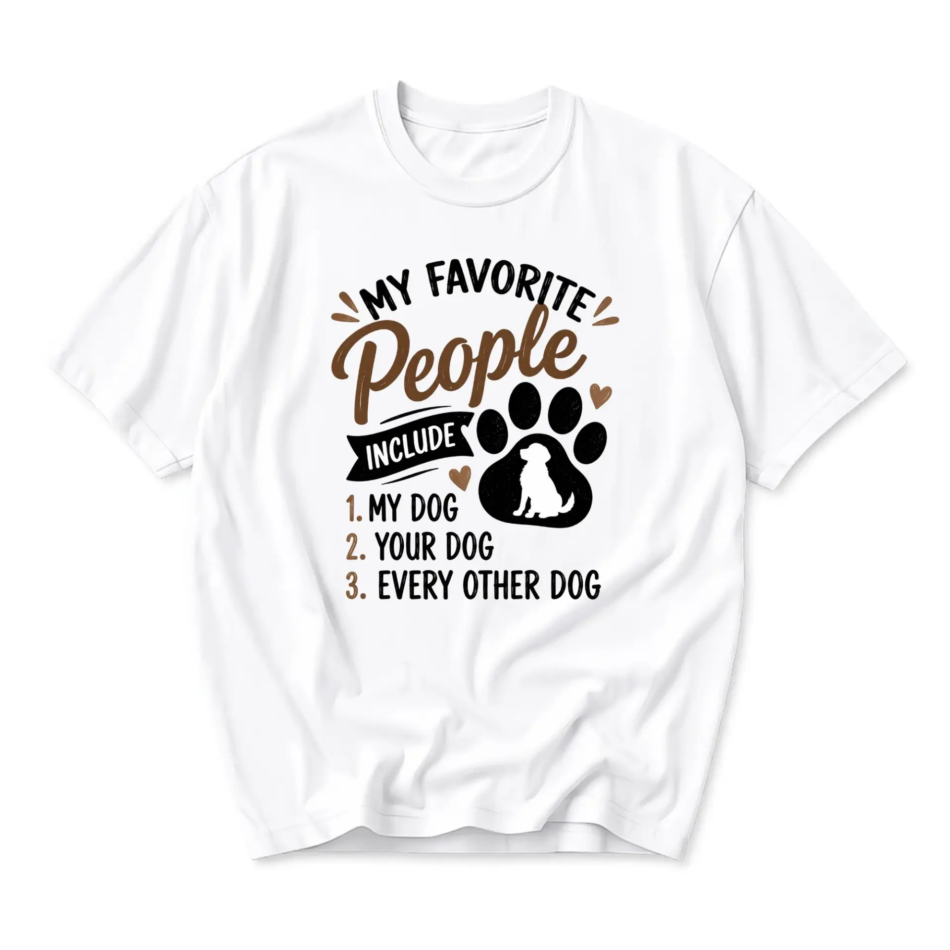 Funny Shirt My Favorite People Include Graphic Tee Unisex Crew Neck Casual