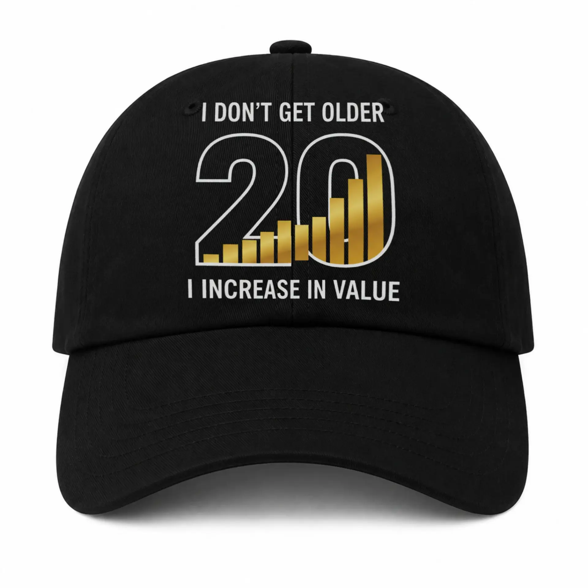 Vinyl Sticker Pack I Dont Get Older I Increase in Value Humorous Birthday Gift Set for Laptop and Water Bottle