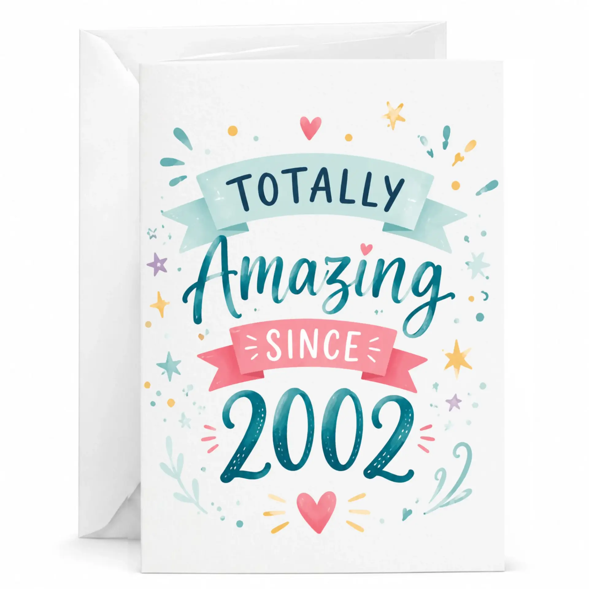 Greeting Card Totally Amazing Since 2002 Birthday Celebration Keepsake for Birth Year Milestone Anniversary