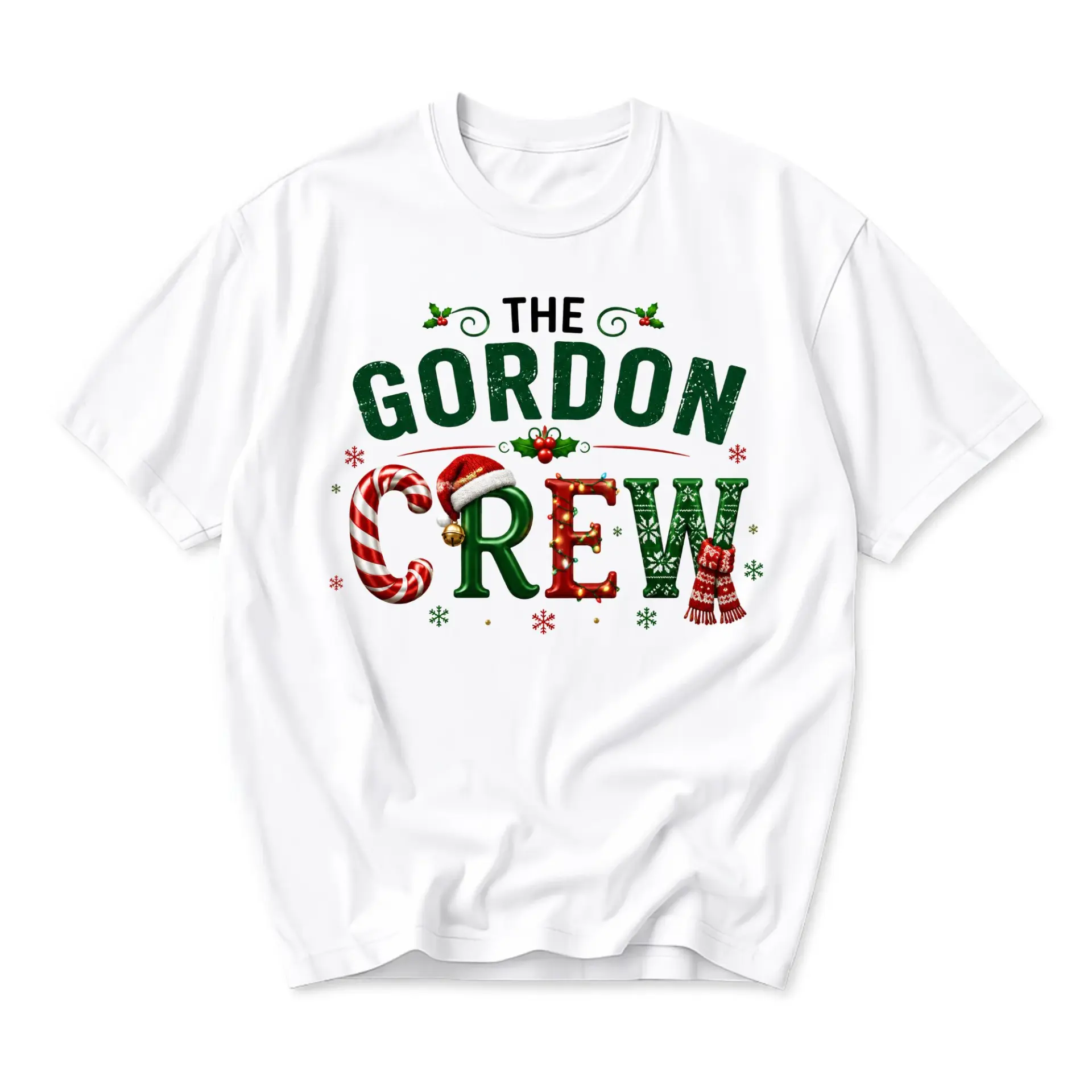 Funny Shirt the Gordon Crew Christmas Holiday Graphic Tee Unisex Short