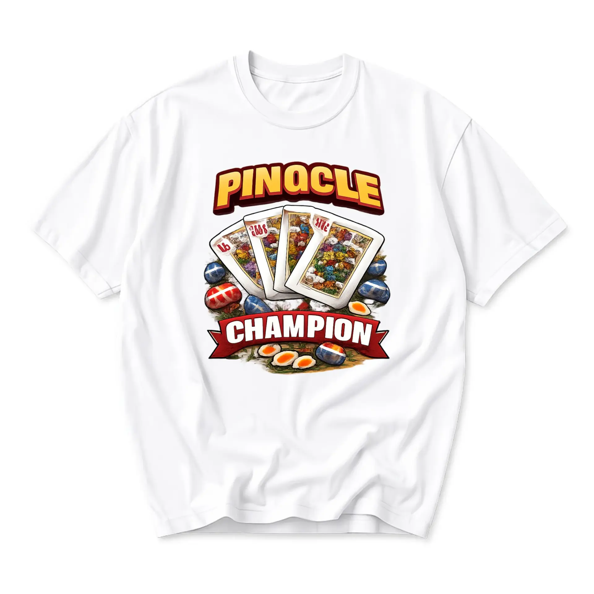 Graphic Tee Pिनacle Playing Illustration Unisex Crew Neck Short Sleeve