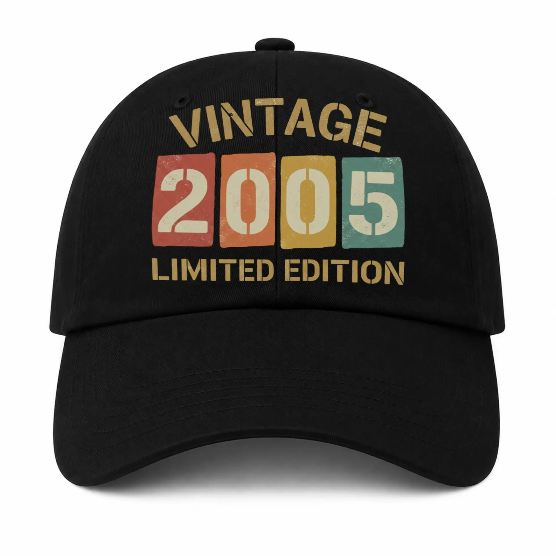 Baseball Cap Vintage 2005 Limited Edition Retro Style Embroidered Hat