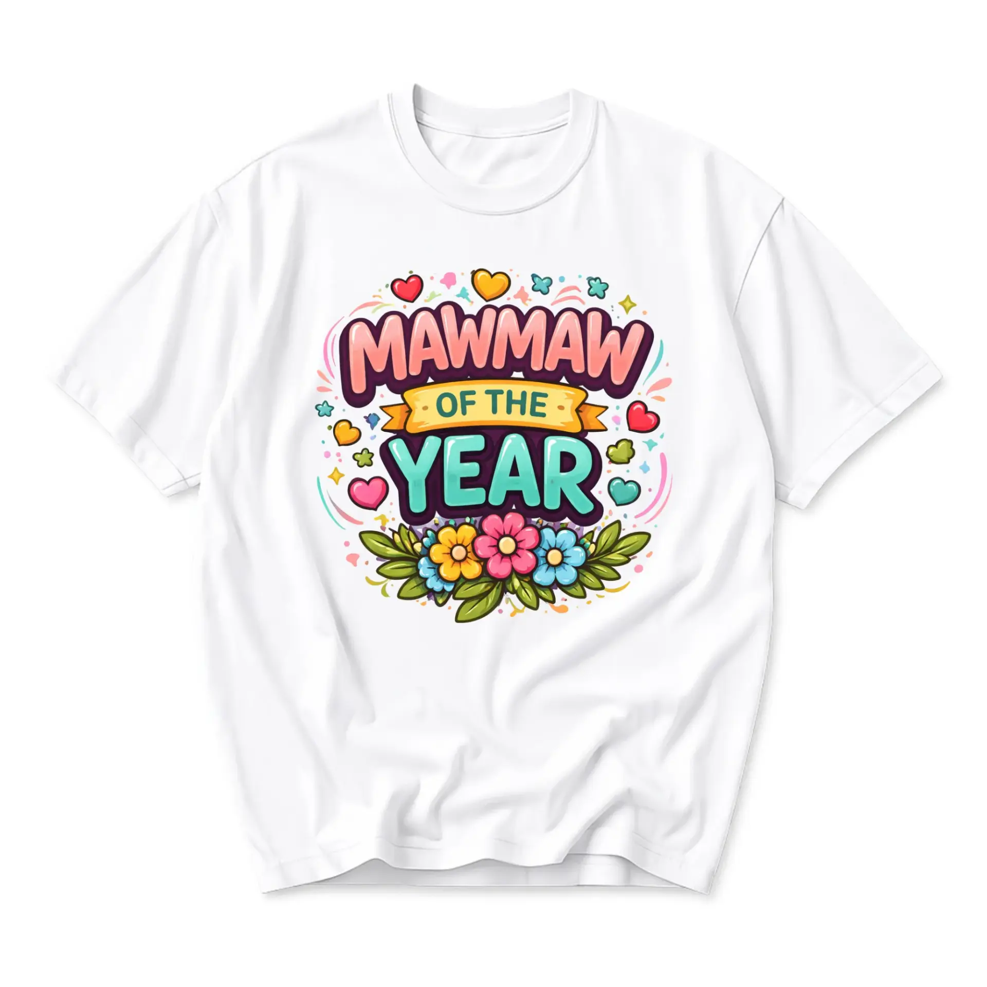 Funny Shirt Mawmaw of the Year Graphic Tee Unisex Casual Apparel for