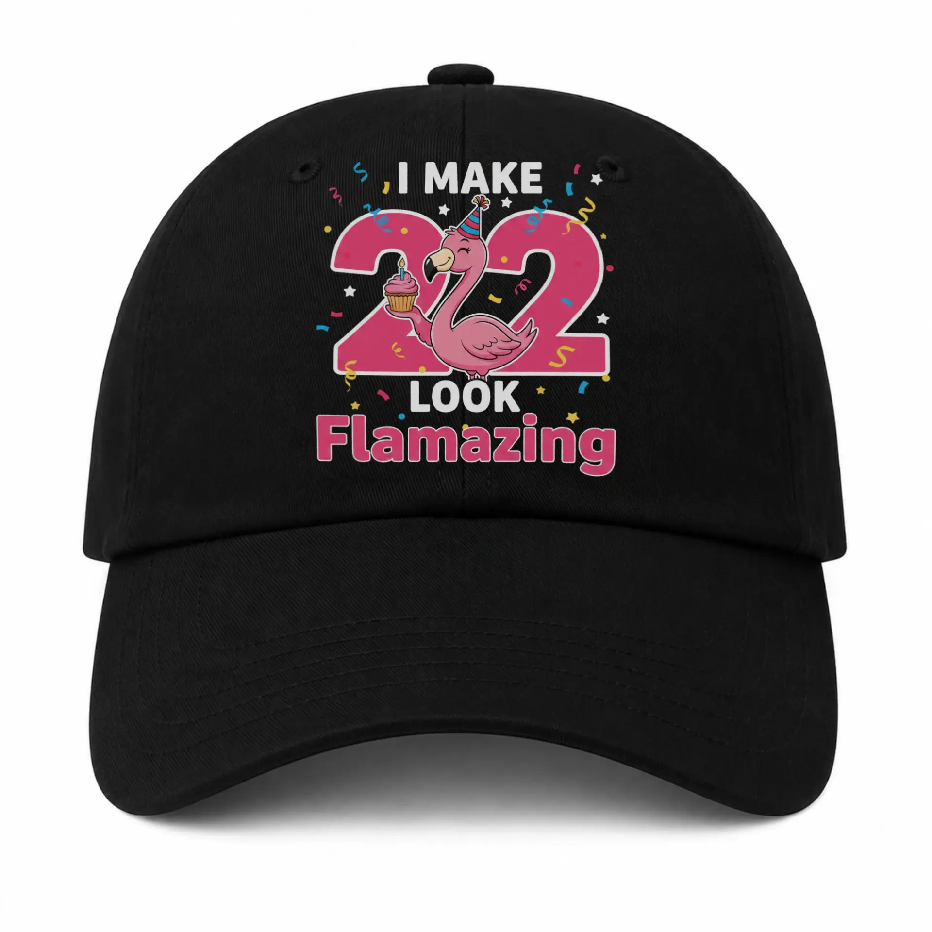 Baseball Cap Flamingos Printed Adult Hat Casual Sun Protection Accessory