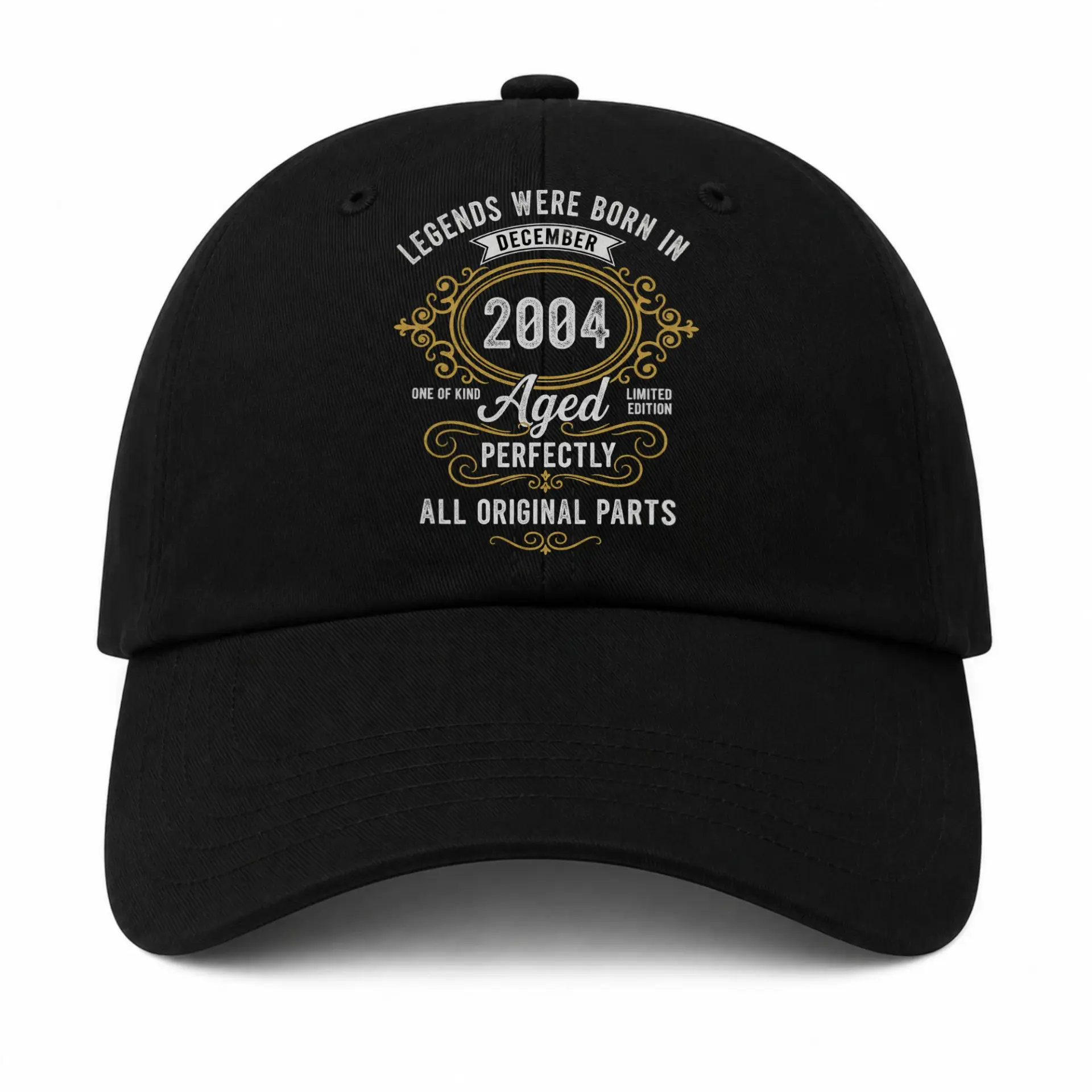 Baseball Cap Legends Were Born in December 2004 Aged to Perfection Hat