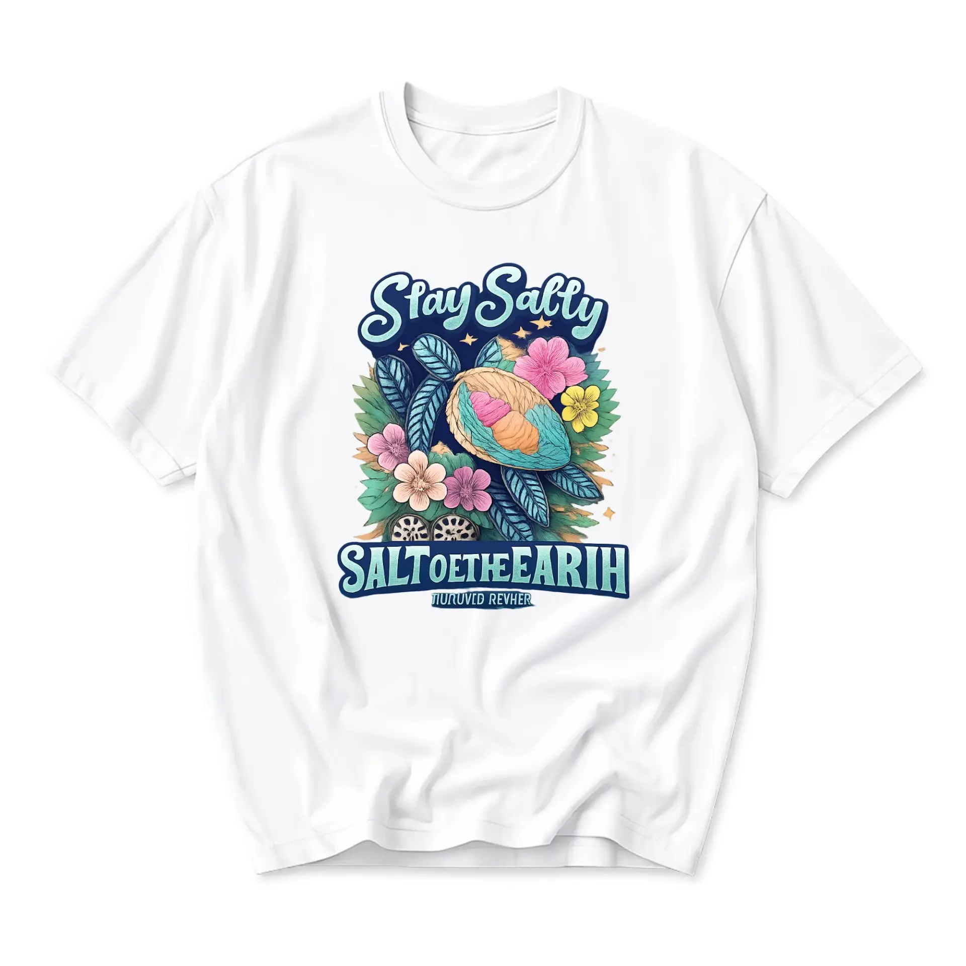 Graphic Tee Unisex Crew Neck Short Sleeve Shirt Floral Illustration Apparel