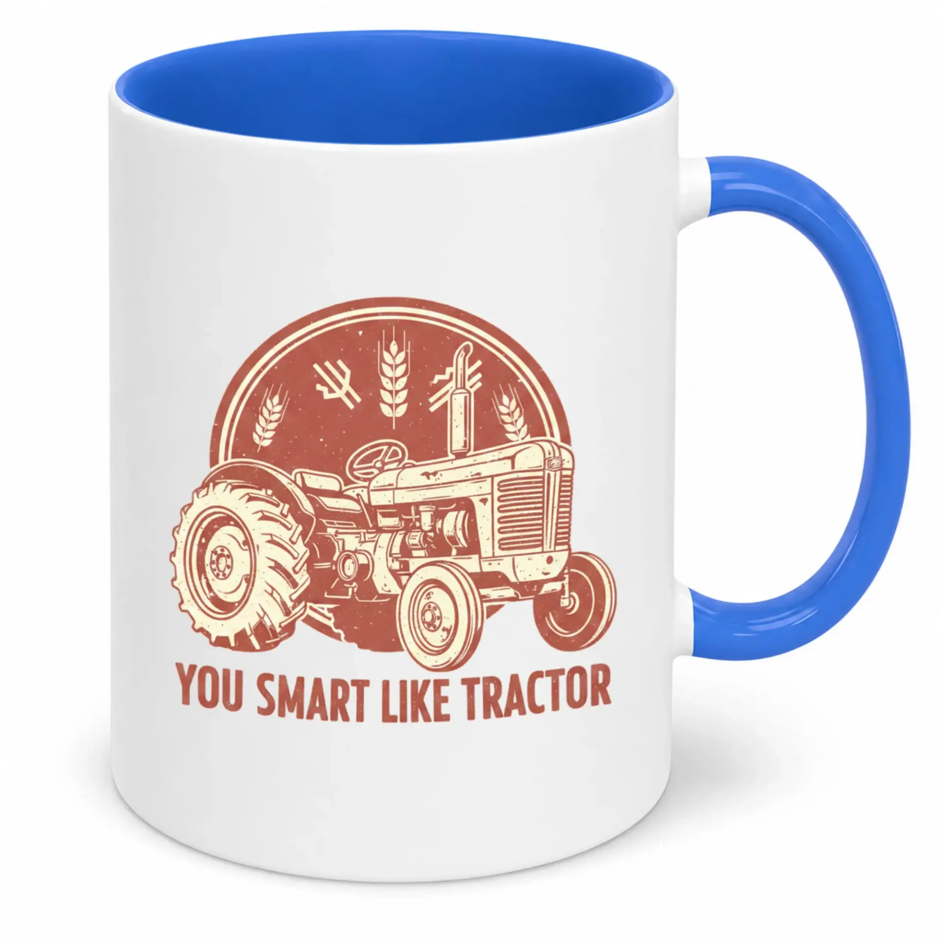 Funny Tractor Coffee Mug Farm Design "you Like Tractor" Farmers Gift Idea Ceramic Beverage Cup