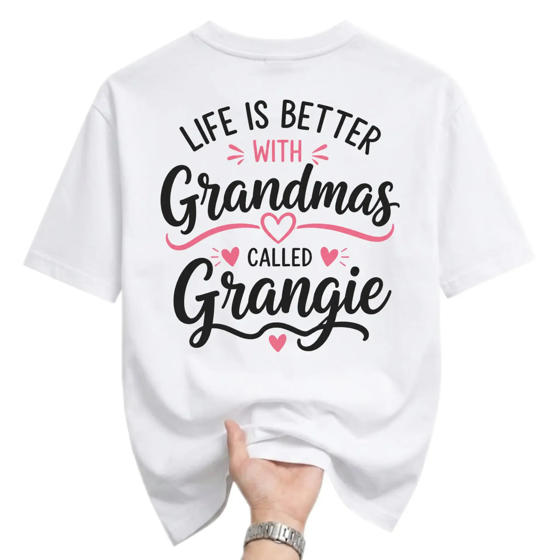 Funny Shirt Life Is Better with Grandmas Called Grangie Graphic Tee Unisex