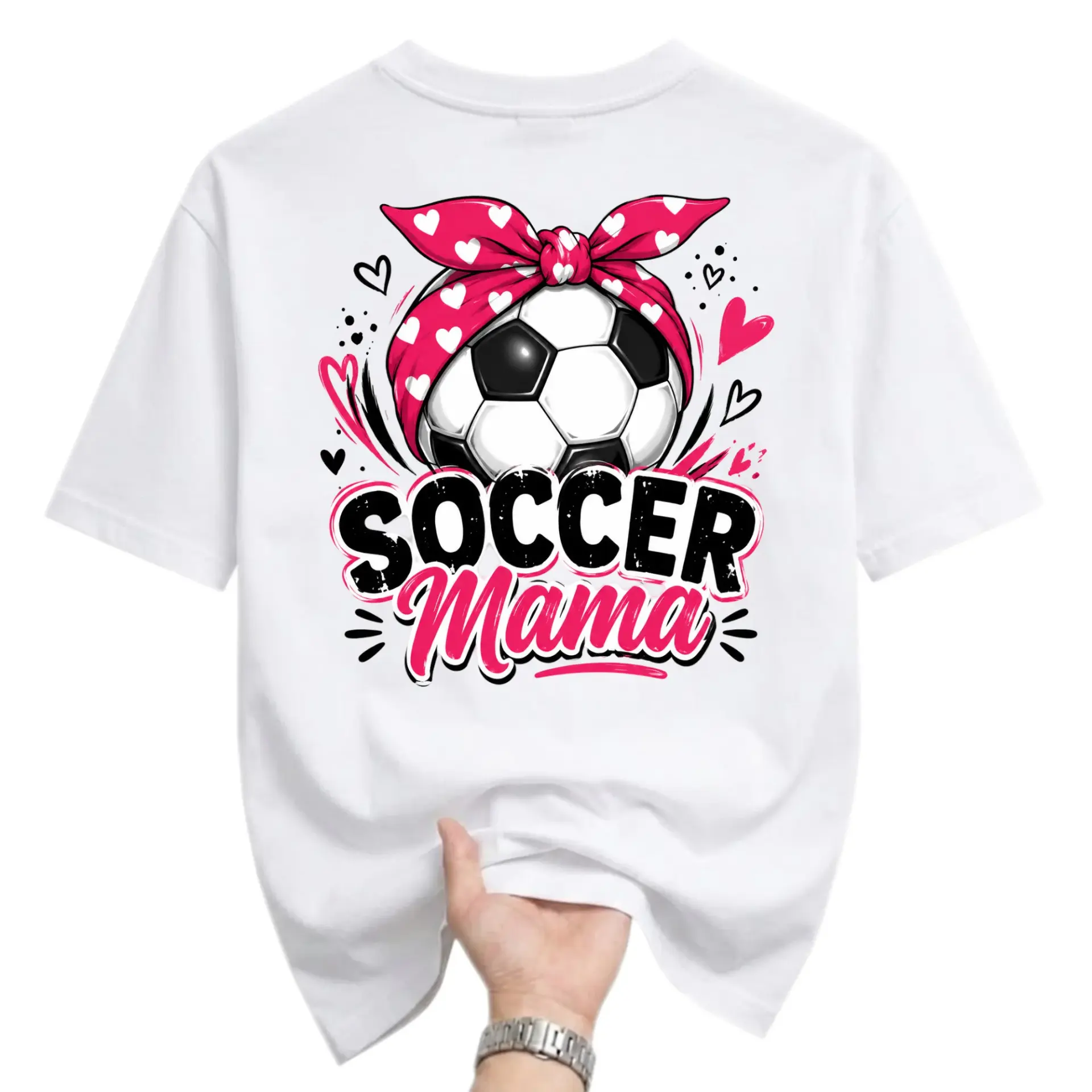 Graphic Tee Soccer Mama Shirt Unisex Sports Fan Apparel Comfortable Cotton Blend Casual Crew Neck Short Sleeve Top