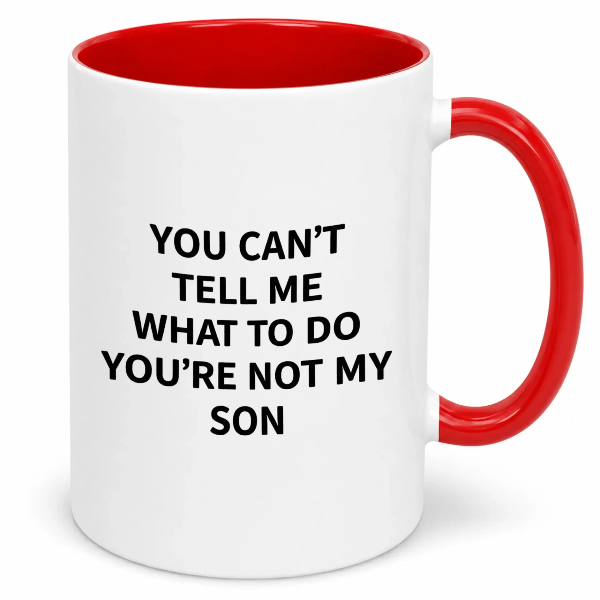 Funny Ceramic Coffee Mug with Humorous Text Design Sarcastic Quote Beverage Cup Great Gift for Parents & Friends Home or Office Use