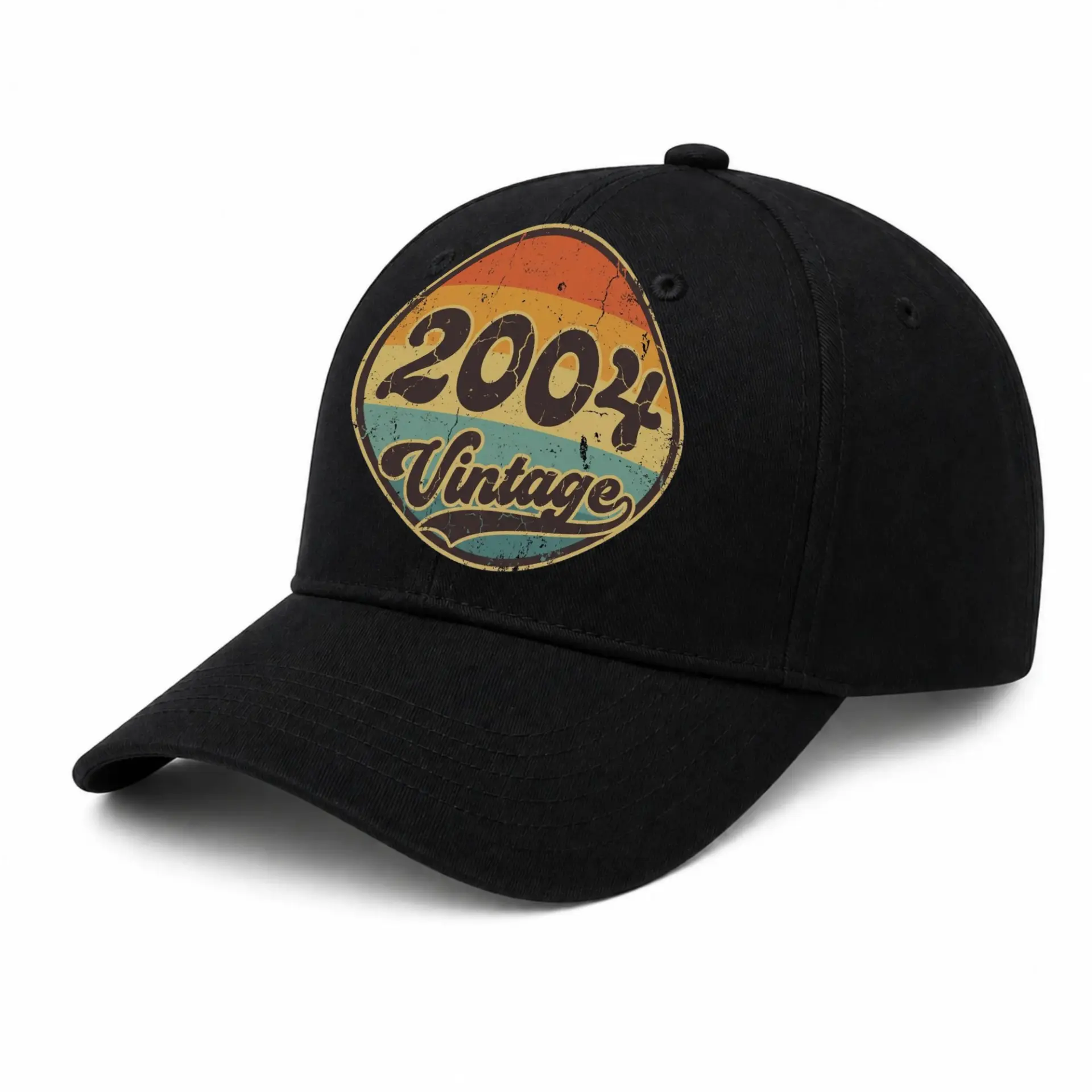Baseball Cap Vintage Retro Style Graphic Print Adjustable Dad Hat