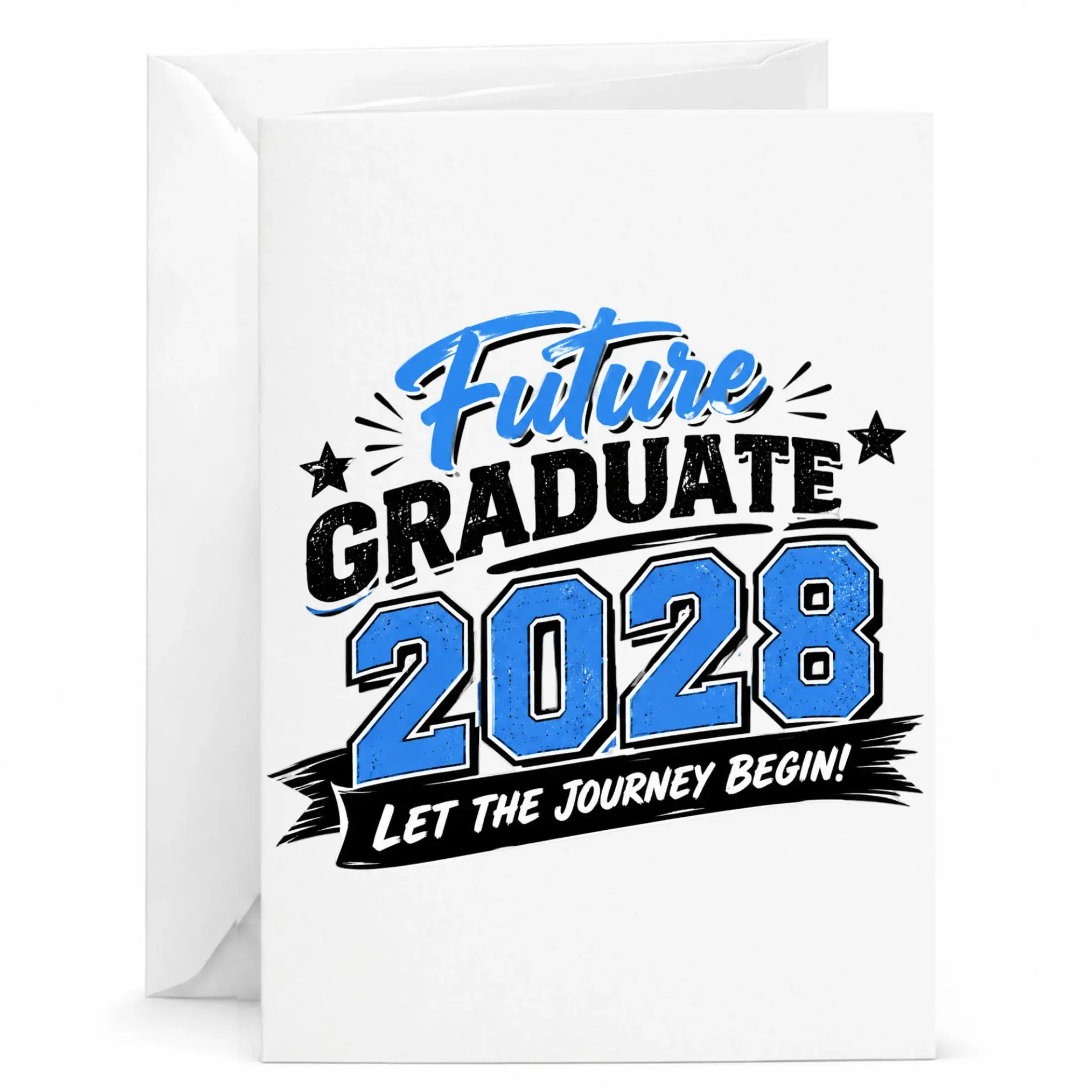 Future 2028 Greeting Card Congratulations for Academic Achievement and Note