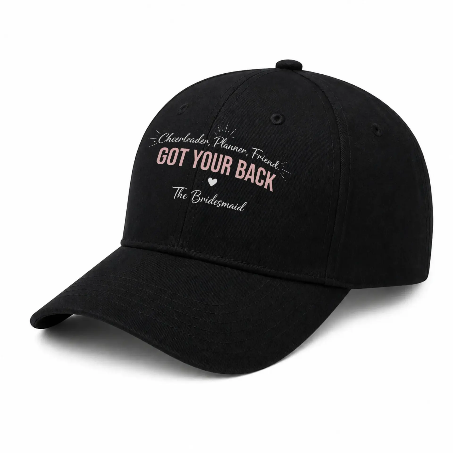 Baseball Cap Got Your Back Wedding Themed Embroidery Adult Hat