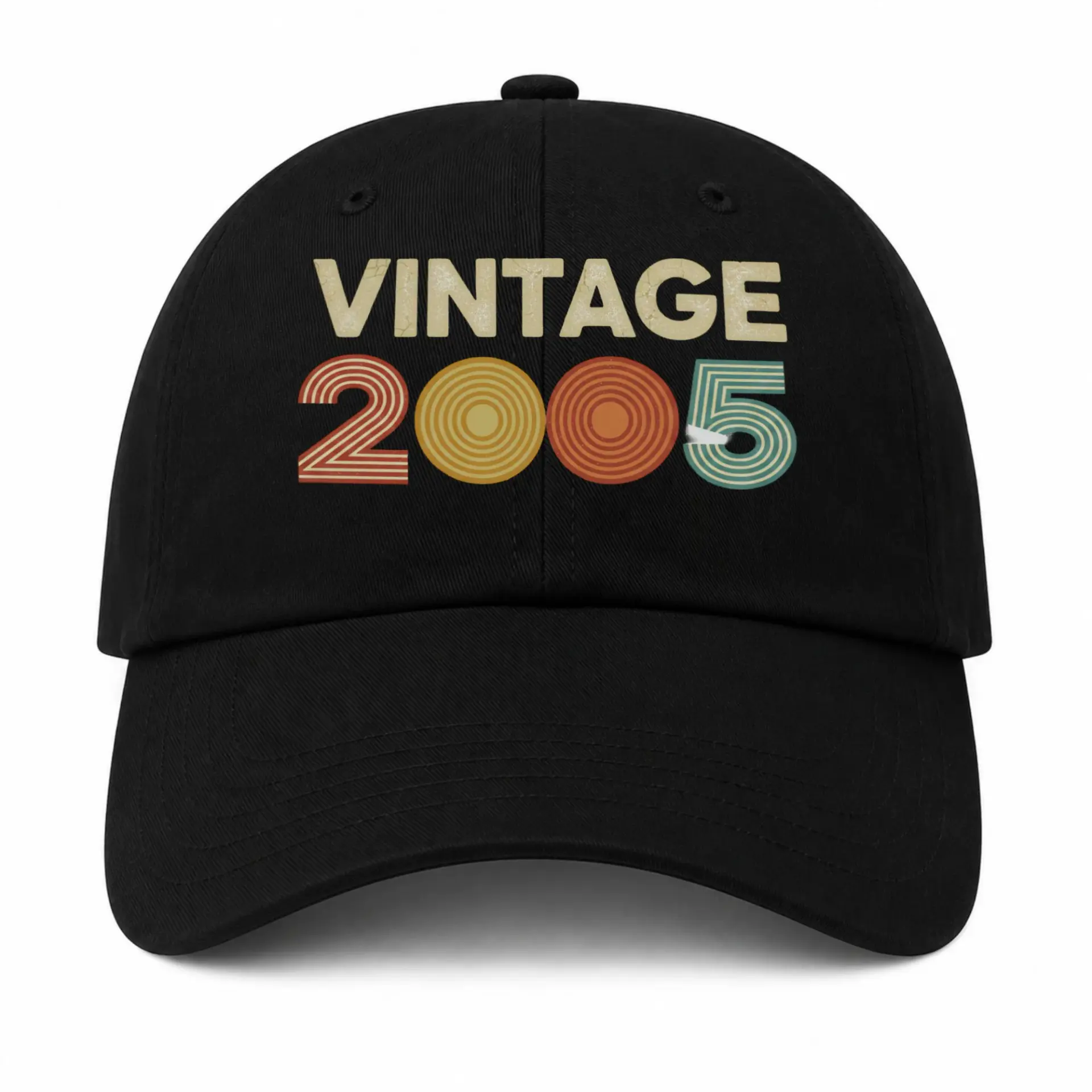 Baseball Cap Vintage 2005 Graphic Retro Style Adjustable Adult Hat