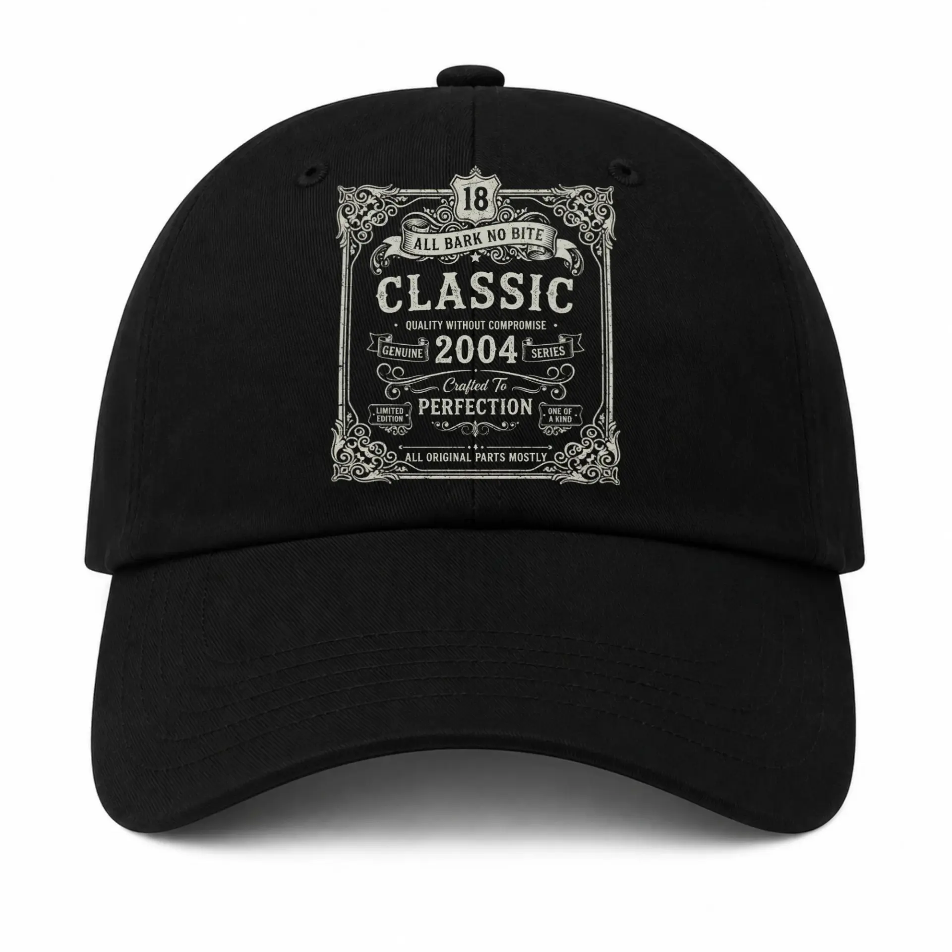 Baseball Cap Vintage 2004 Graphic Embroidered Unisex Sun Protection Hat