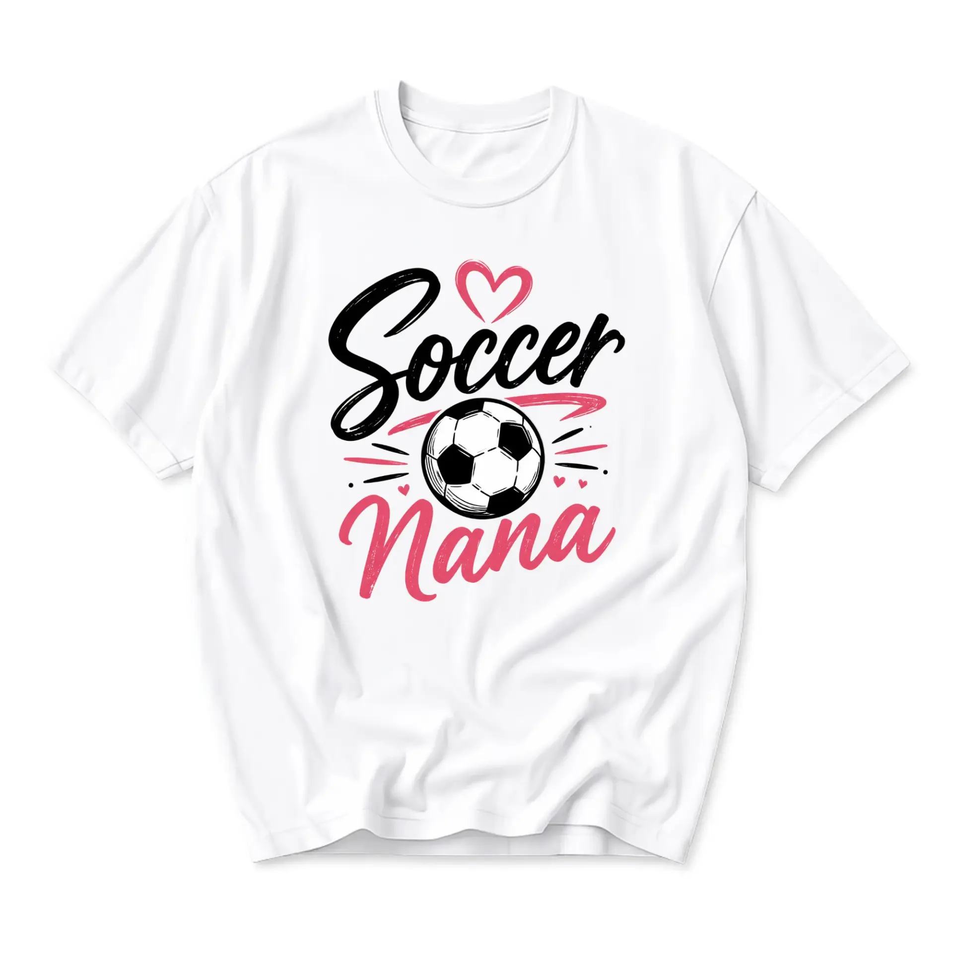 Graphic Tee Soccer Nana Print Unisex Casual Shirt Comfortable Cotton Blend