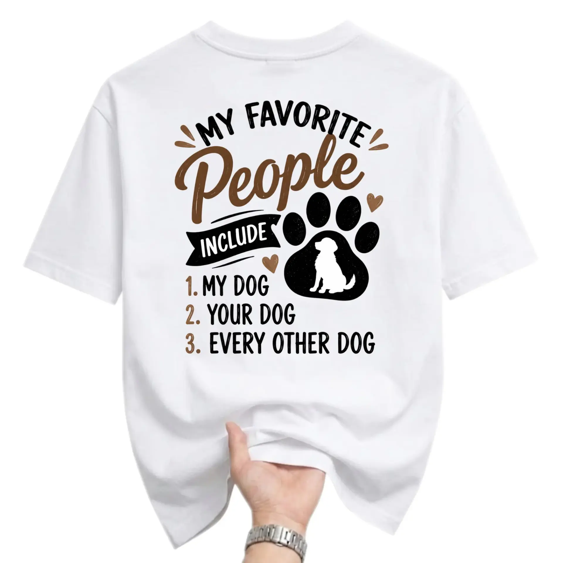 Funny Shirt My Favorite People Include Graphic Tee Unisex Crew Neck Casual