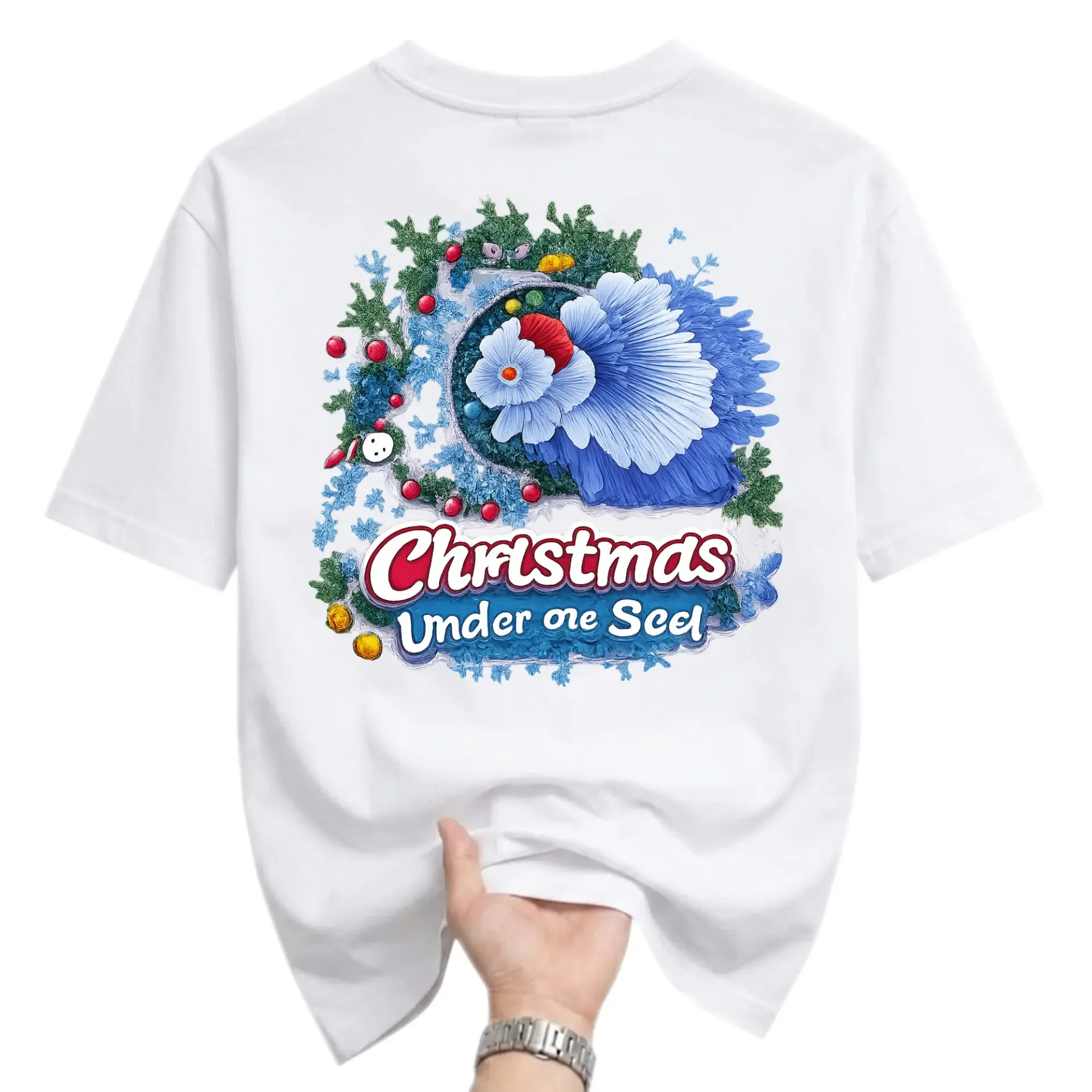 Funny Shirt Christmas under One Seel Graphic Tee Unisex Holiday Crew Neck