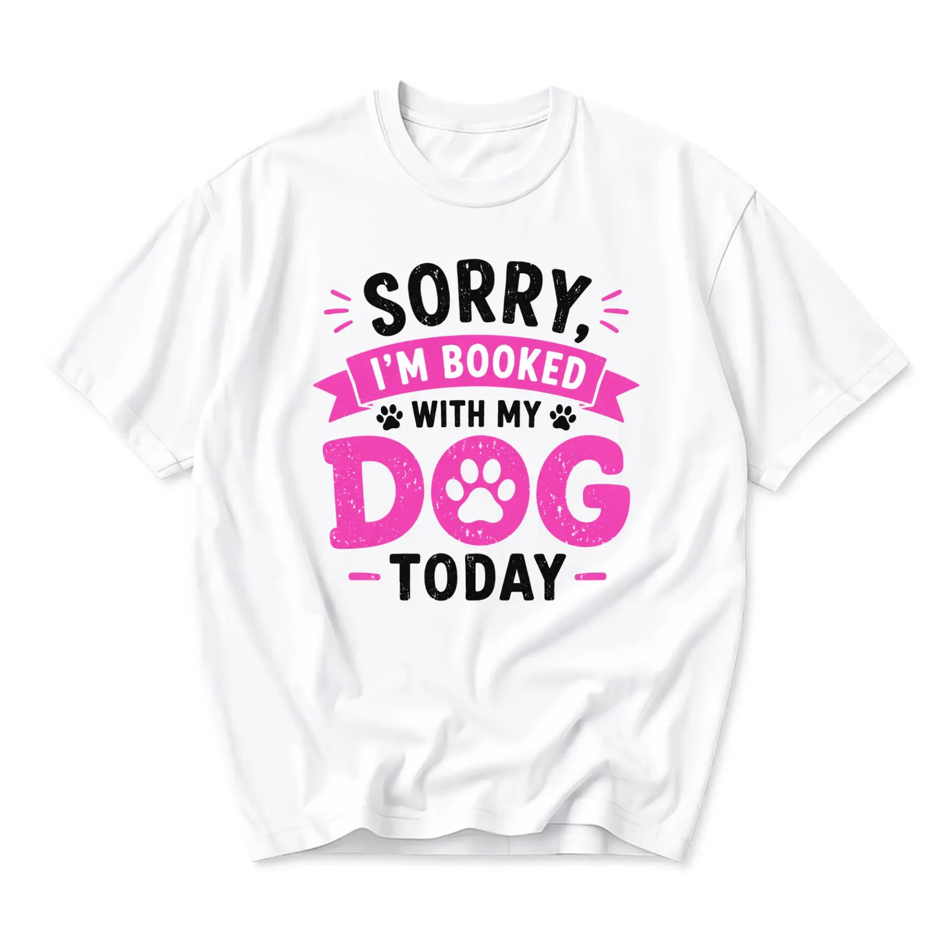 Funny Shirt I Am Booked with Today Graphic Tee Casual Crew Neck Unisex Top