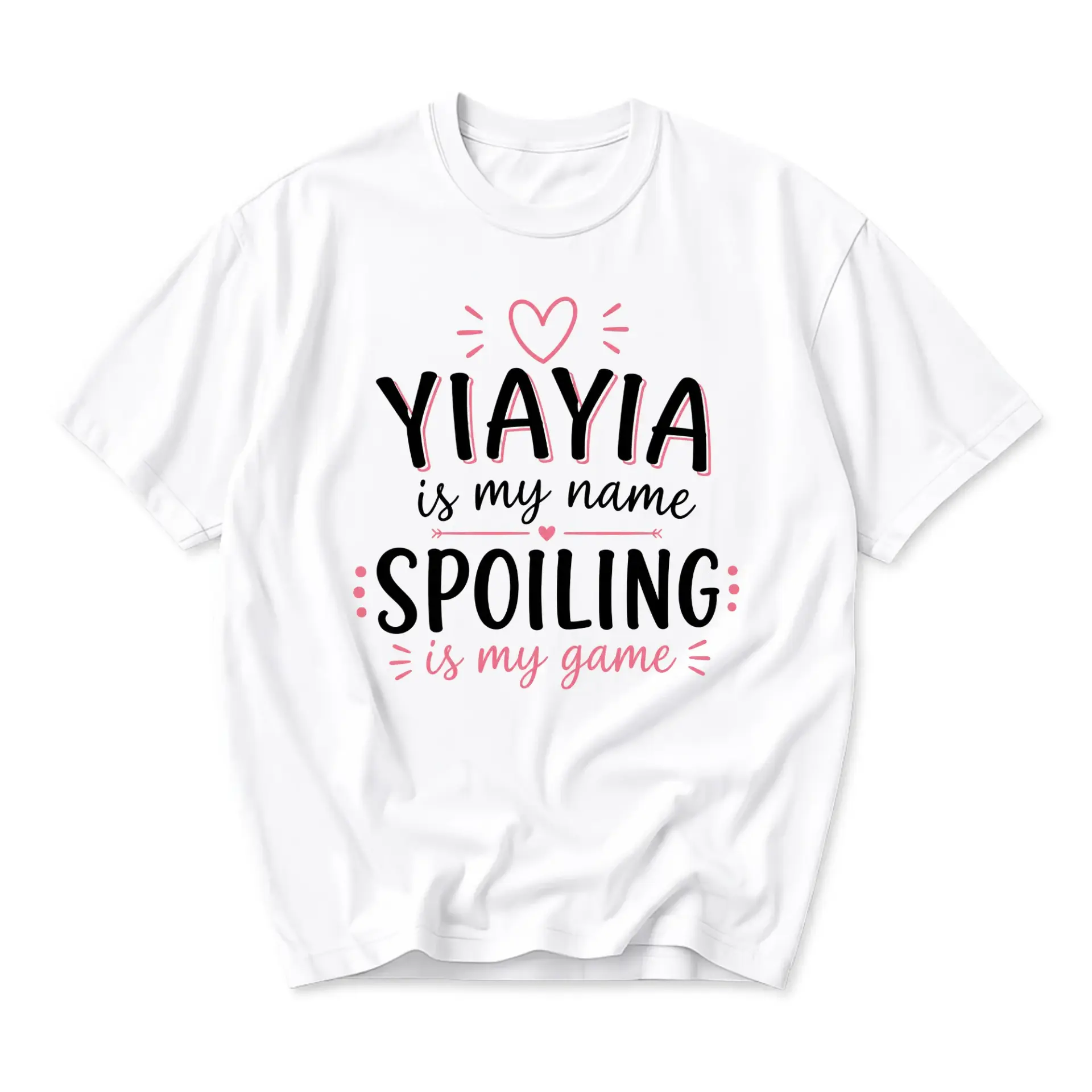 Funny Shirt Is My Name Spoiling Is My Game Graphic Tee Unisex Casual Short