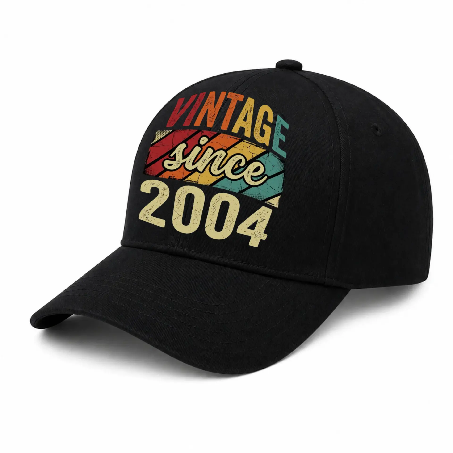 Baseball Cap Vintage Since 2004 Retro Style Hat for Casual Daily Wear