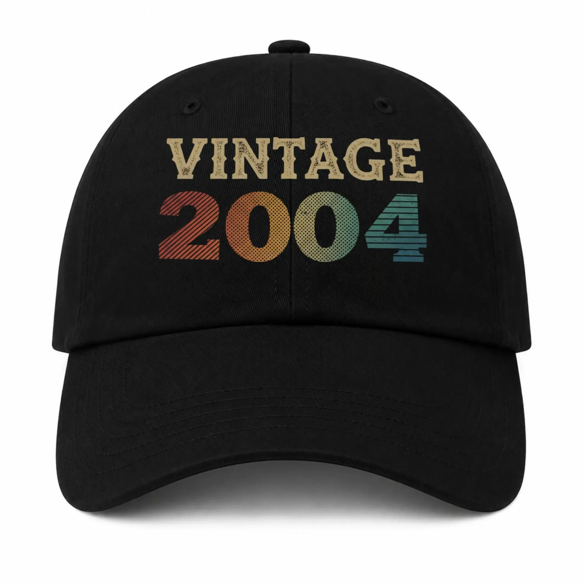 Baseball Cap Vintage 2004 Aesthetic Embroidered Dad Hat Unisex