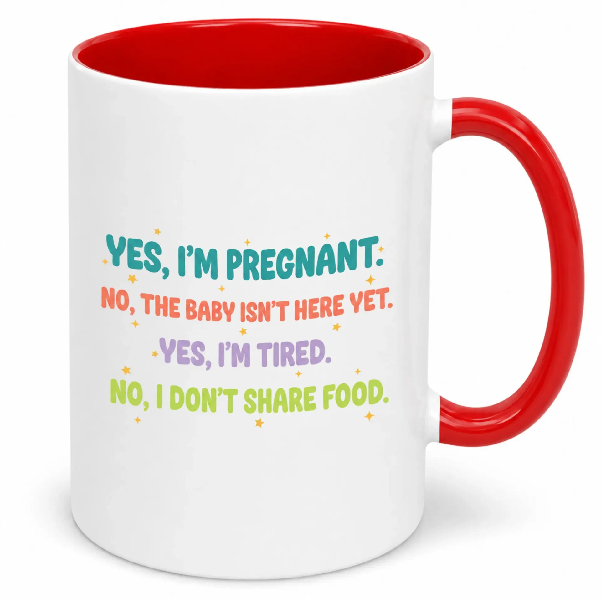 Funny Pregnancy Announcement Coffee Mug for Expecting Moms | Sarcastic New Mother Humor Ceramic Drinkware Gift Idea 11 Oz or 15 Oz