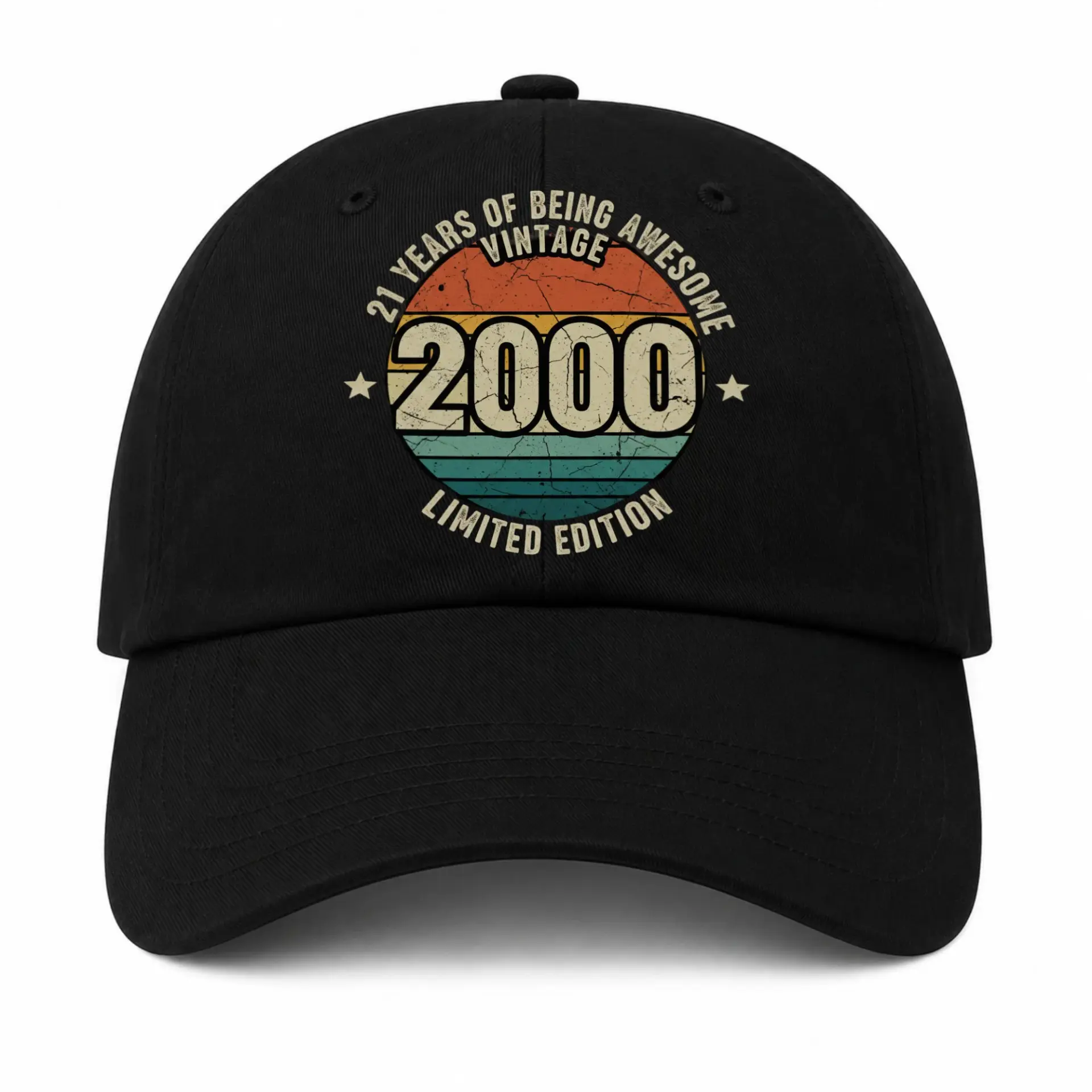 Baseball Cap Retro Vintage Graphic Hat Adjustable Unisex Dad Hat