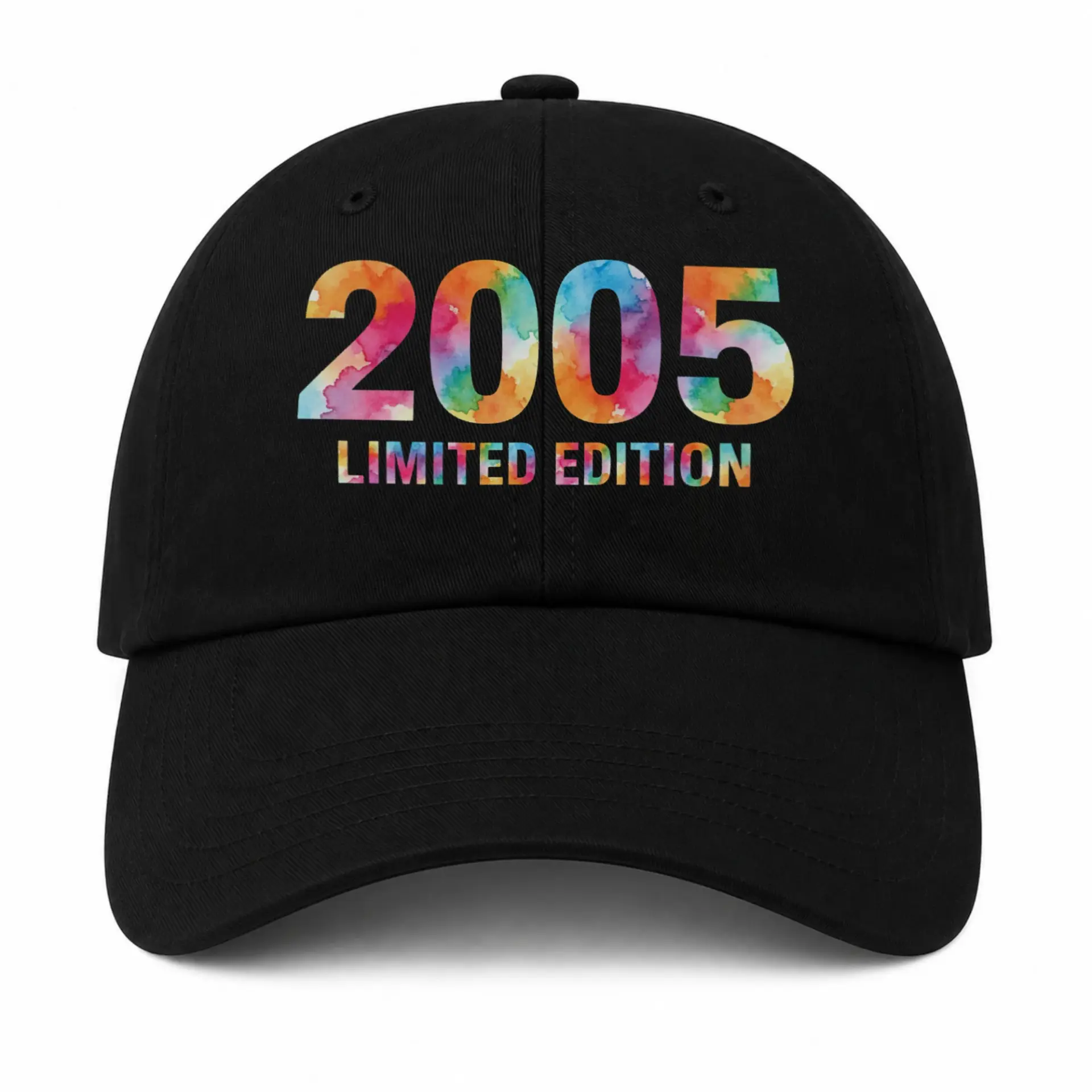 Vinyl Sticker Pack Featuring 2005 Limited Edition Design Colorful Watercolor Print Waterproof Adhesive Decals