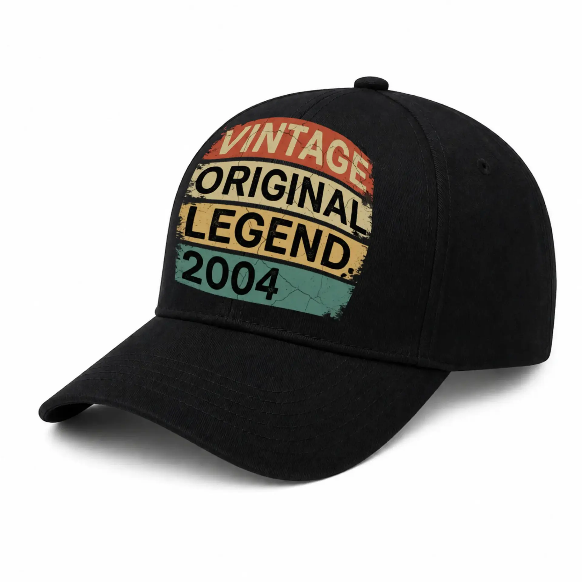 Baseball Cap Vintage Original Legend 2004 Retro Aesthetic Embroidered Hat