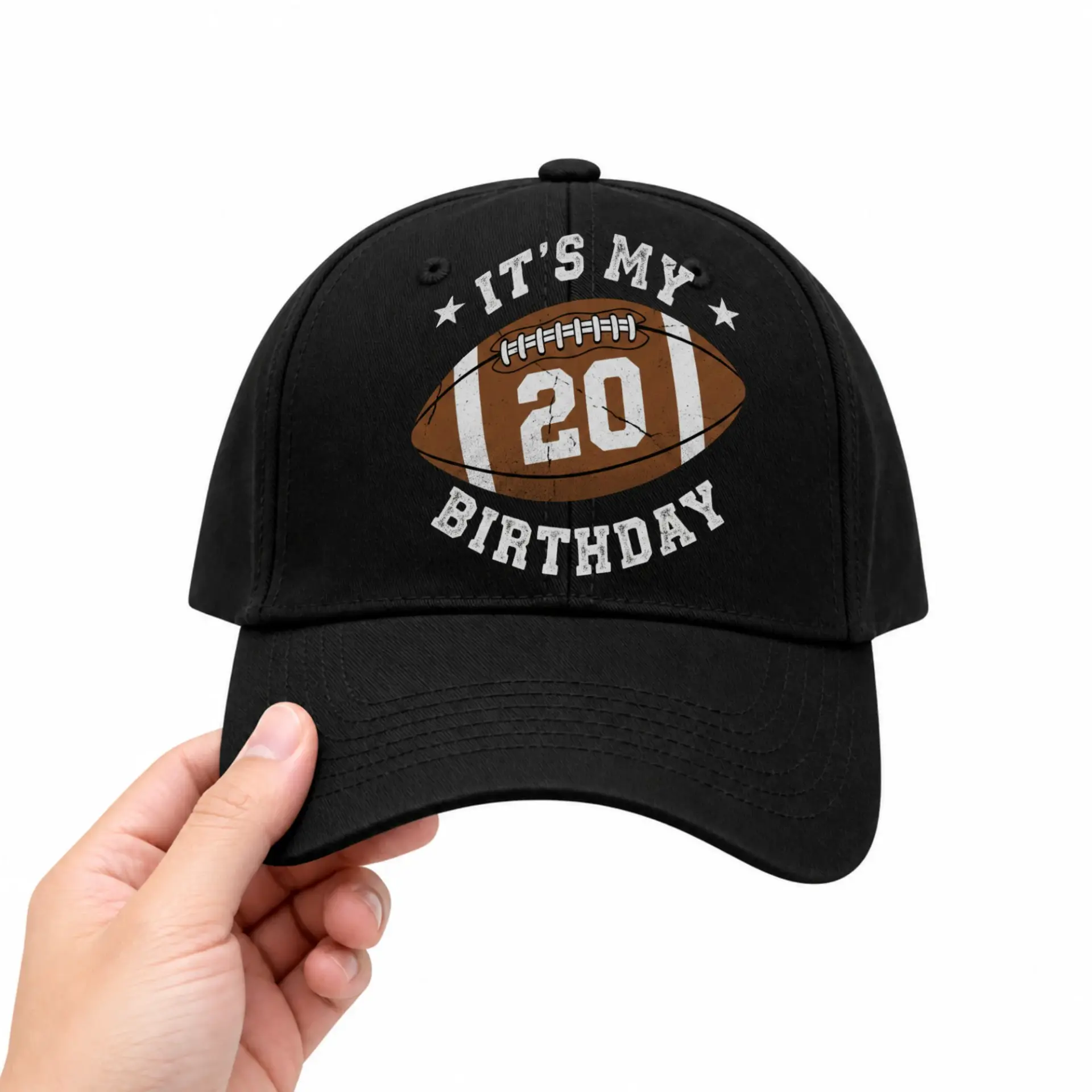 Risk: Input Image Depicts a Baseball Cap with Printed Text, Not a Sticker or Decal as Requested in the Prompt.