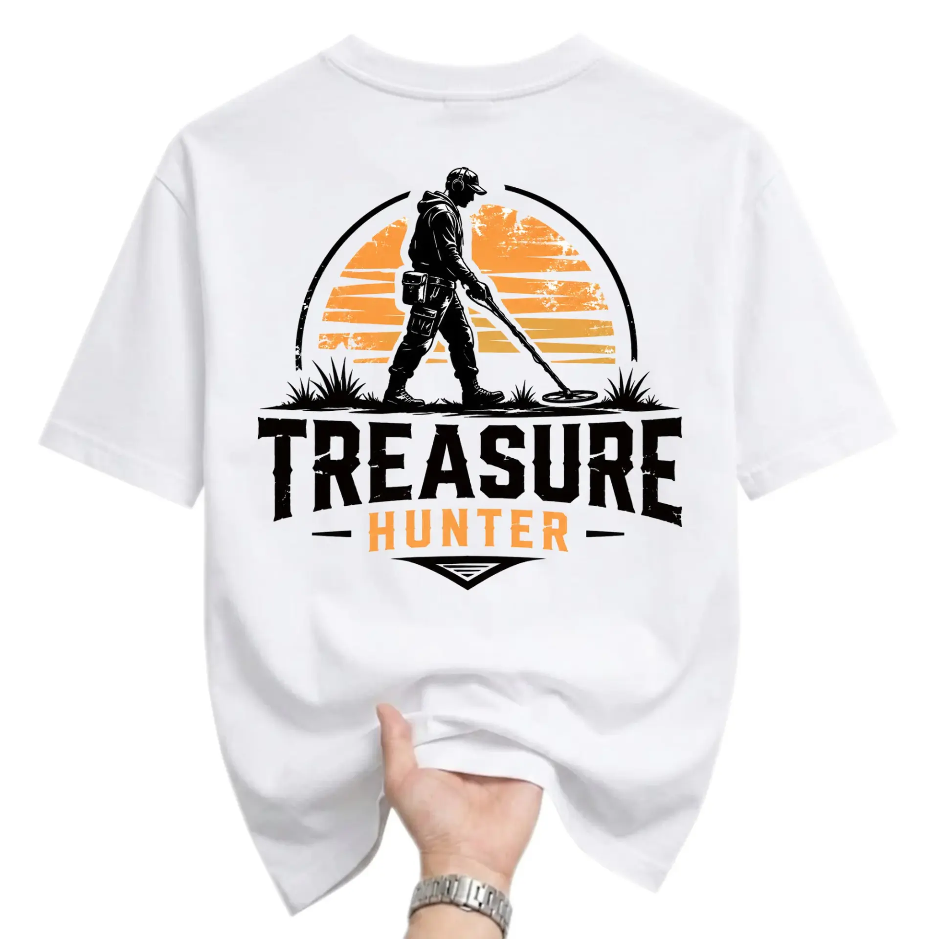 Graphic Tee Treasure Shirt Detecting Enthusiast Apparel Casual Unisex Crew