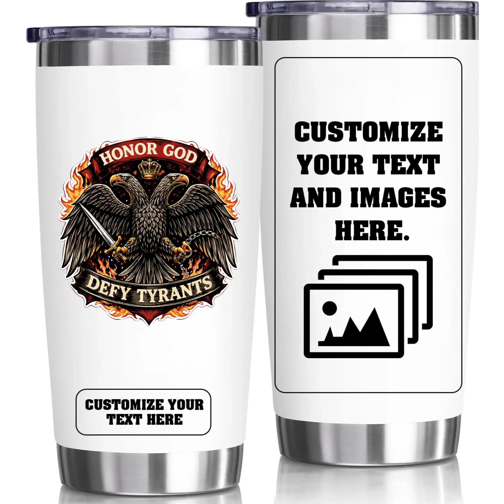 Risk: Contains Placeholder Text for Customization Which Is Not a Final Product Design