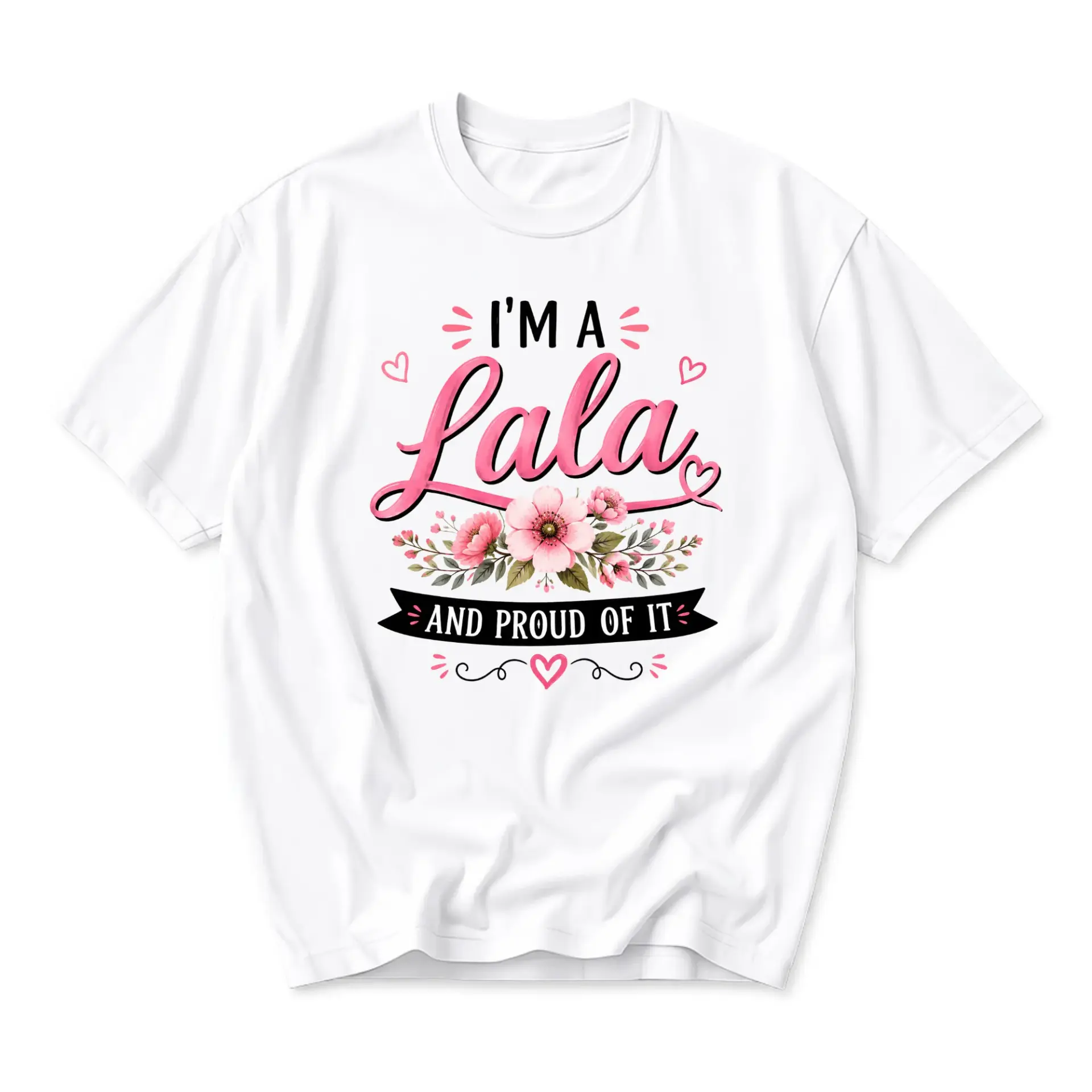 Graphic Tee I Am Funny Slogan Shirt for Casual Everyday Wear with Floral