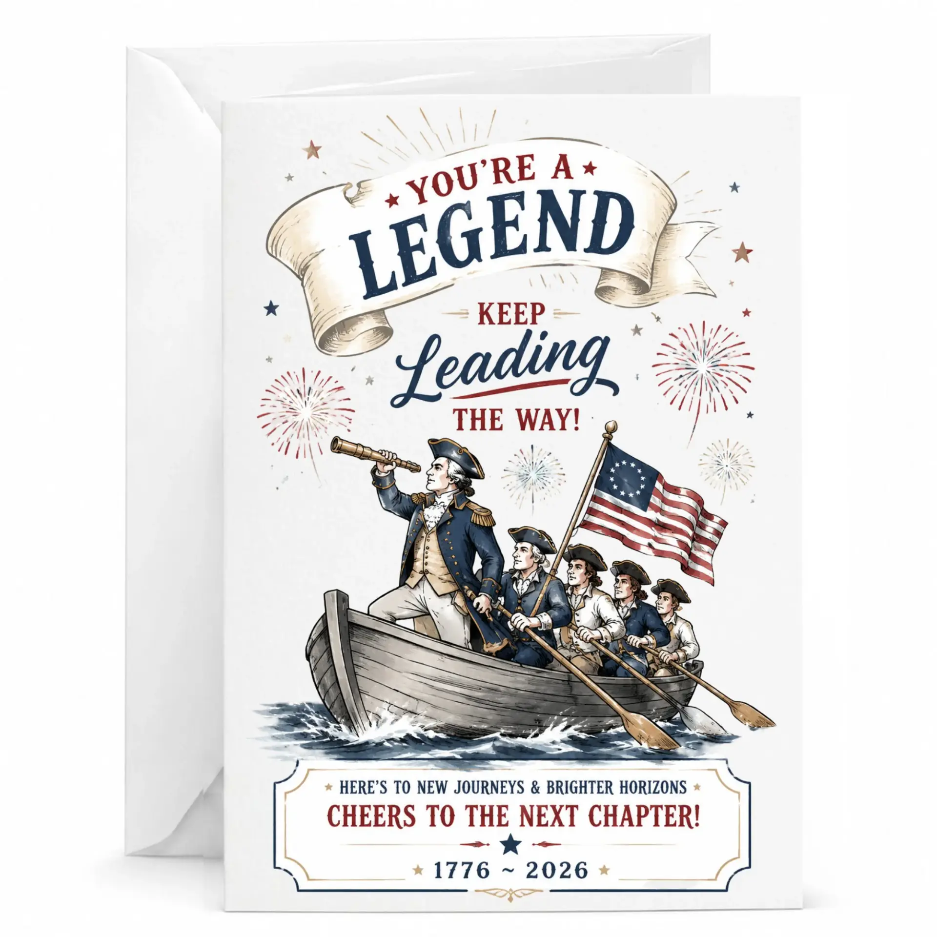 Greeting Card You Are a Legend Keep Leading Historical Boat Design for Milestone Celebrations and Retirement