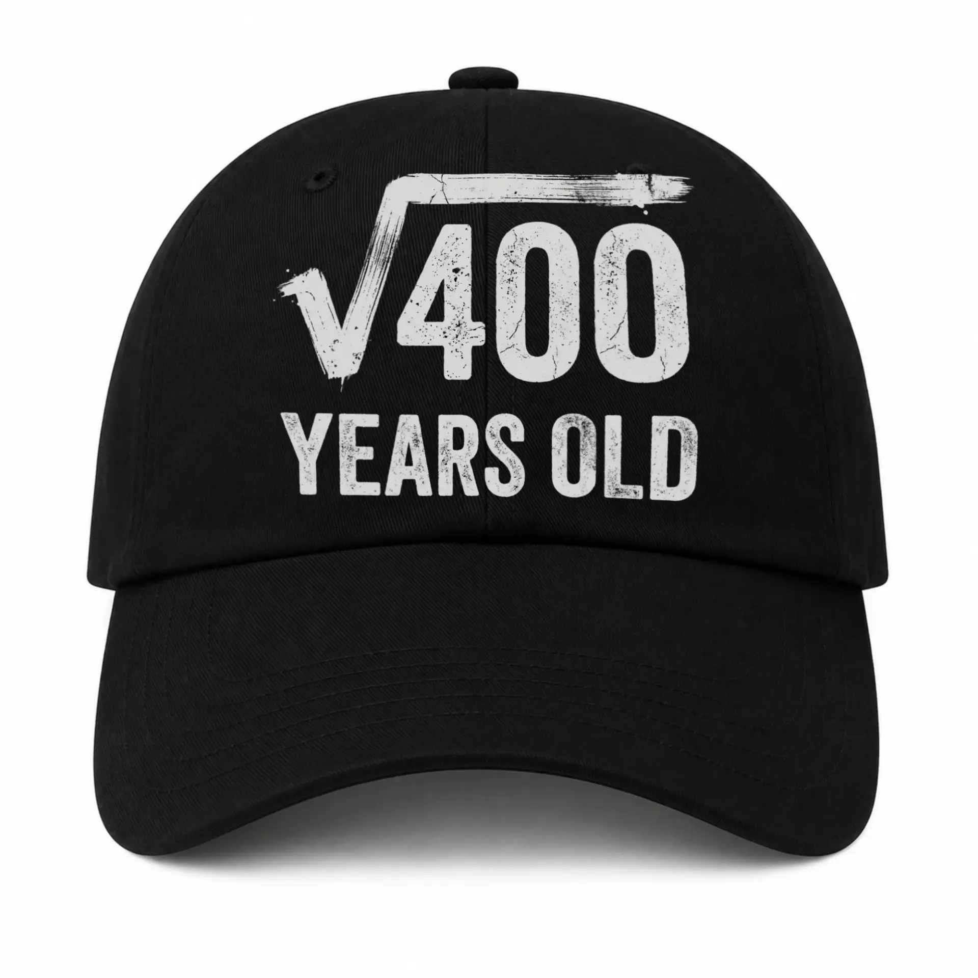 Vinyl Sticker Pack Square Root of 400 Years Old Math Birthday Design Durable Waterproof Decals for Laptop Water Bottle