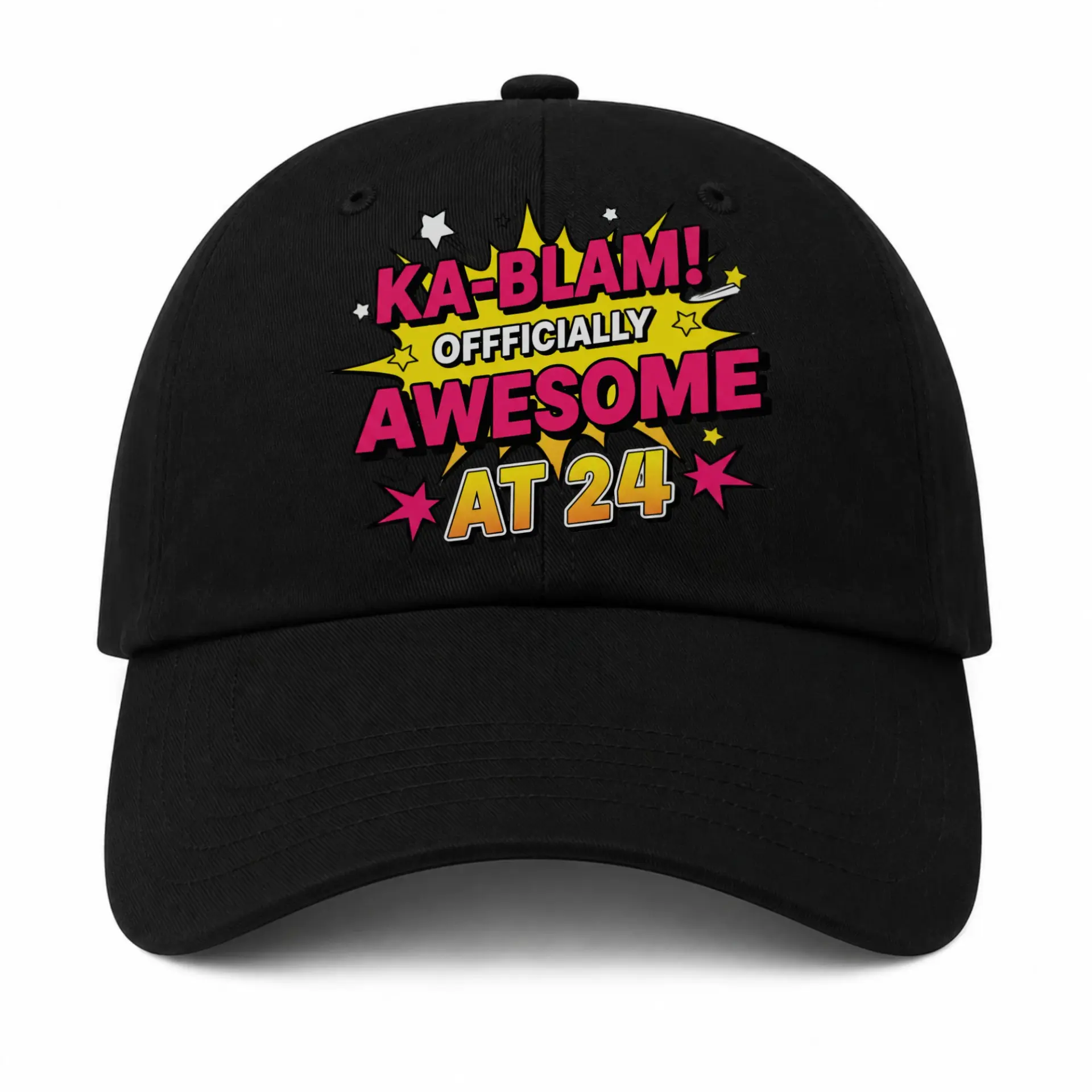 Baseball Cap Awesome at 24 Graphic Hat for Casual Daily Wear Adult Gift