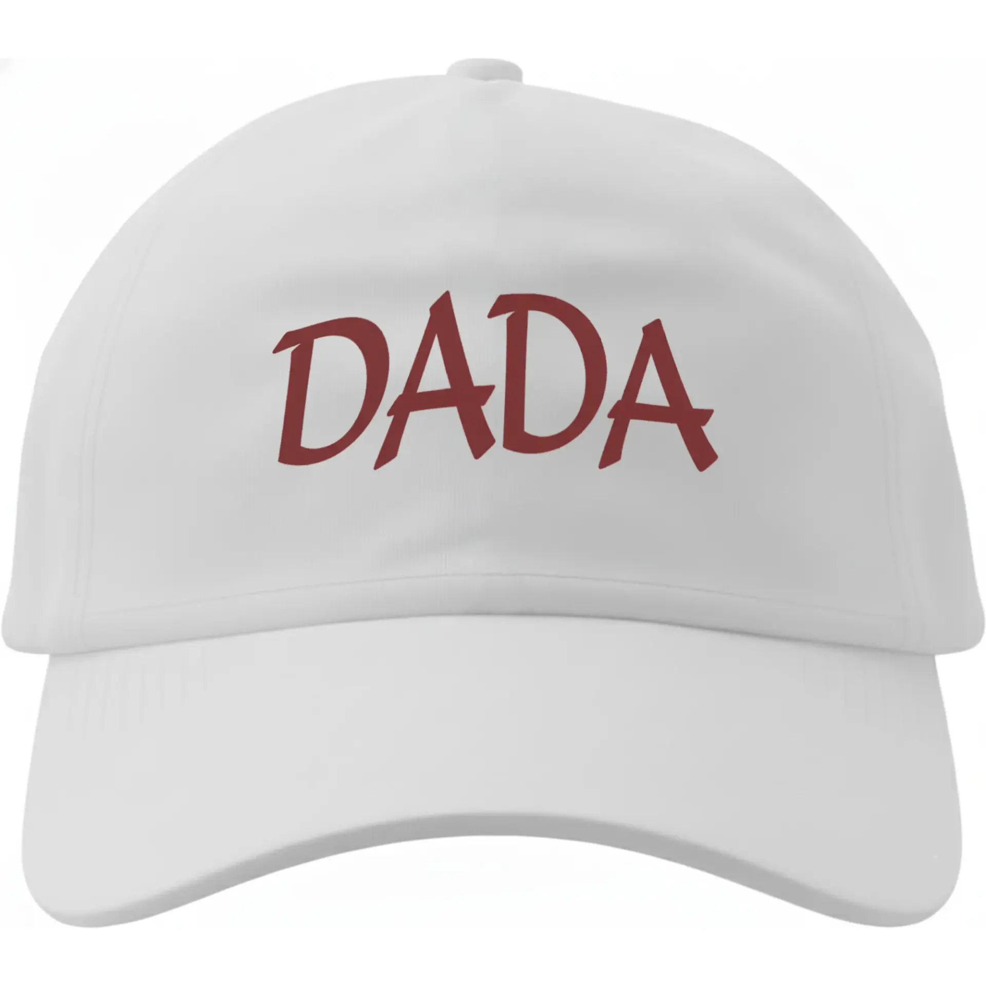 Dad Hat Baseball Cap Featuring Dada Graphic Print Stylish Low Profile Unisex Headwear for Casual Everyday Outdoor Wear