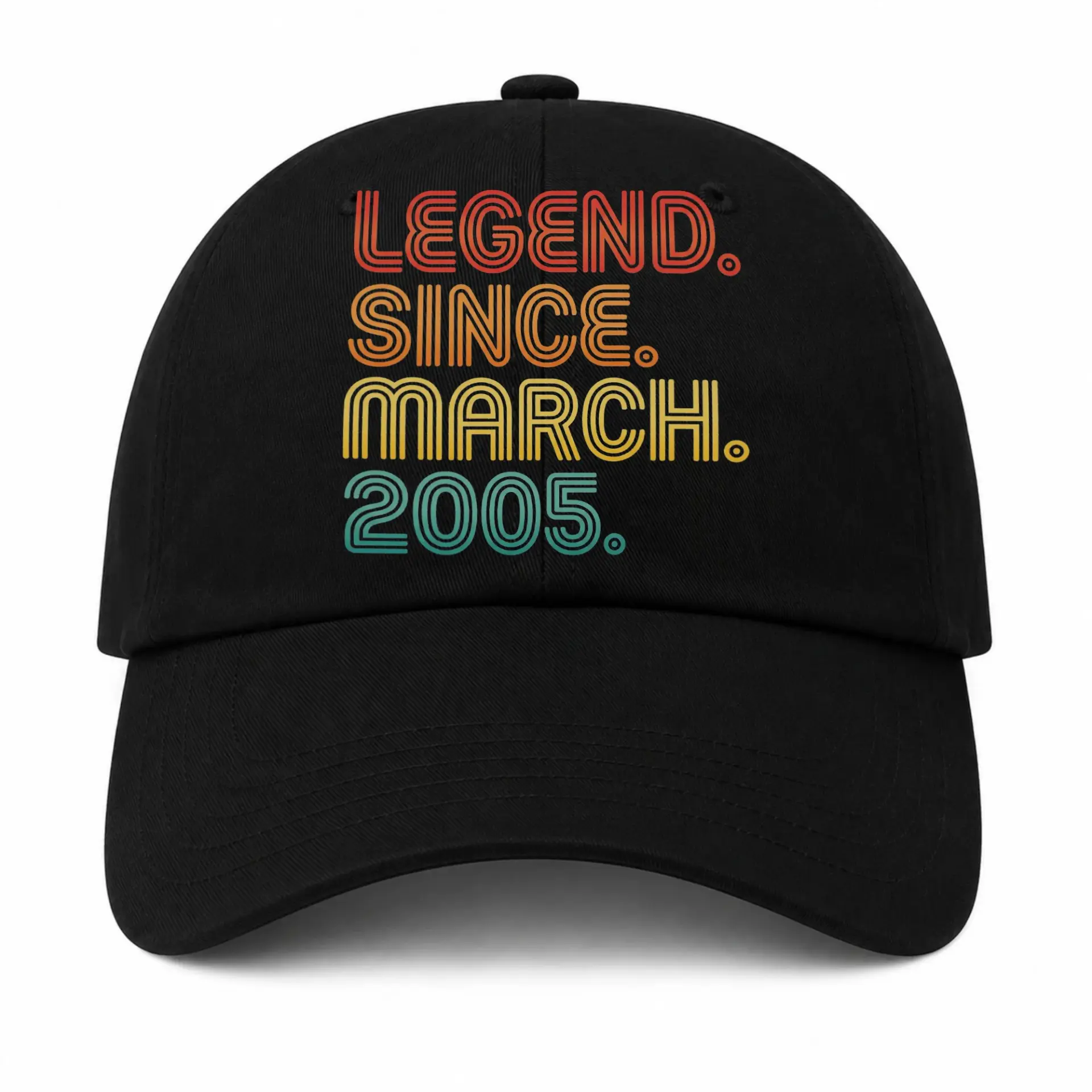 Vinyl Sticker Pack Legend Since March 2005 Retro Style Graphic Decals for Personalizing Hard Surfaces Set of Three