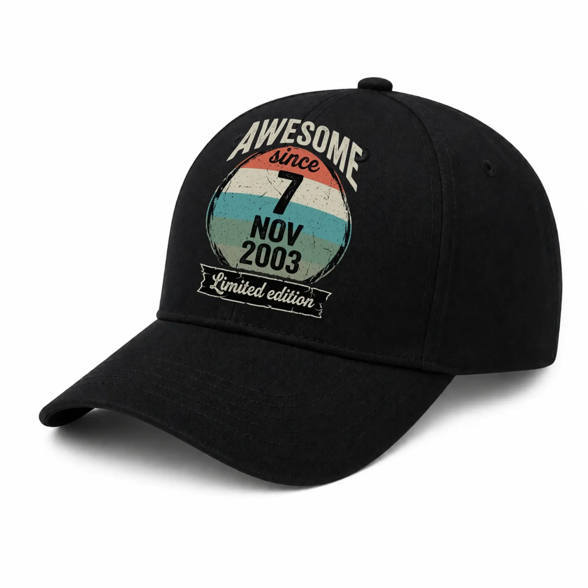 Baseball Cap Awesome Since November 2003 Vintage Style Embroidered Hat
